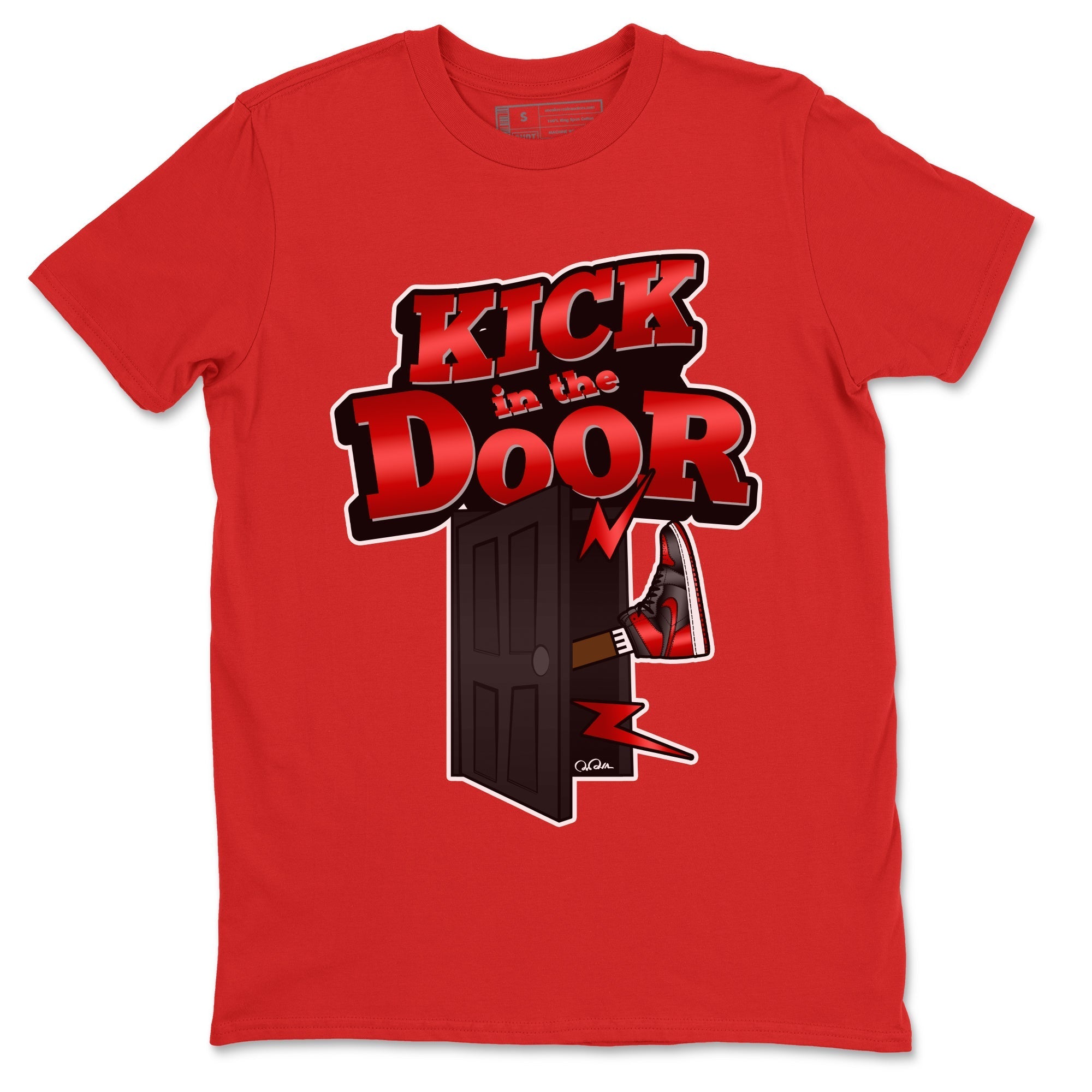 Kick In The Door Unisex Tops - Air Jordan 1 Satin Bred