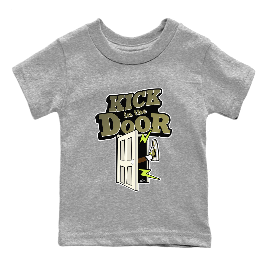 Kick In The Door snkmatch Tee Kids - Air Jordan 1 Travis Scott Golf
