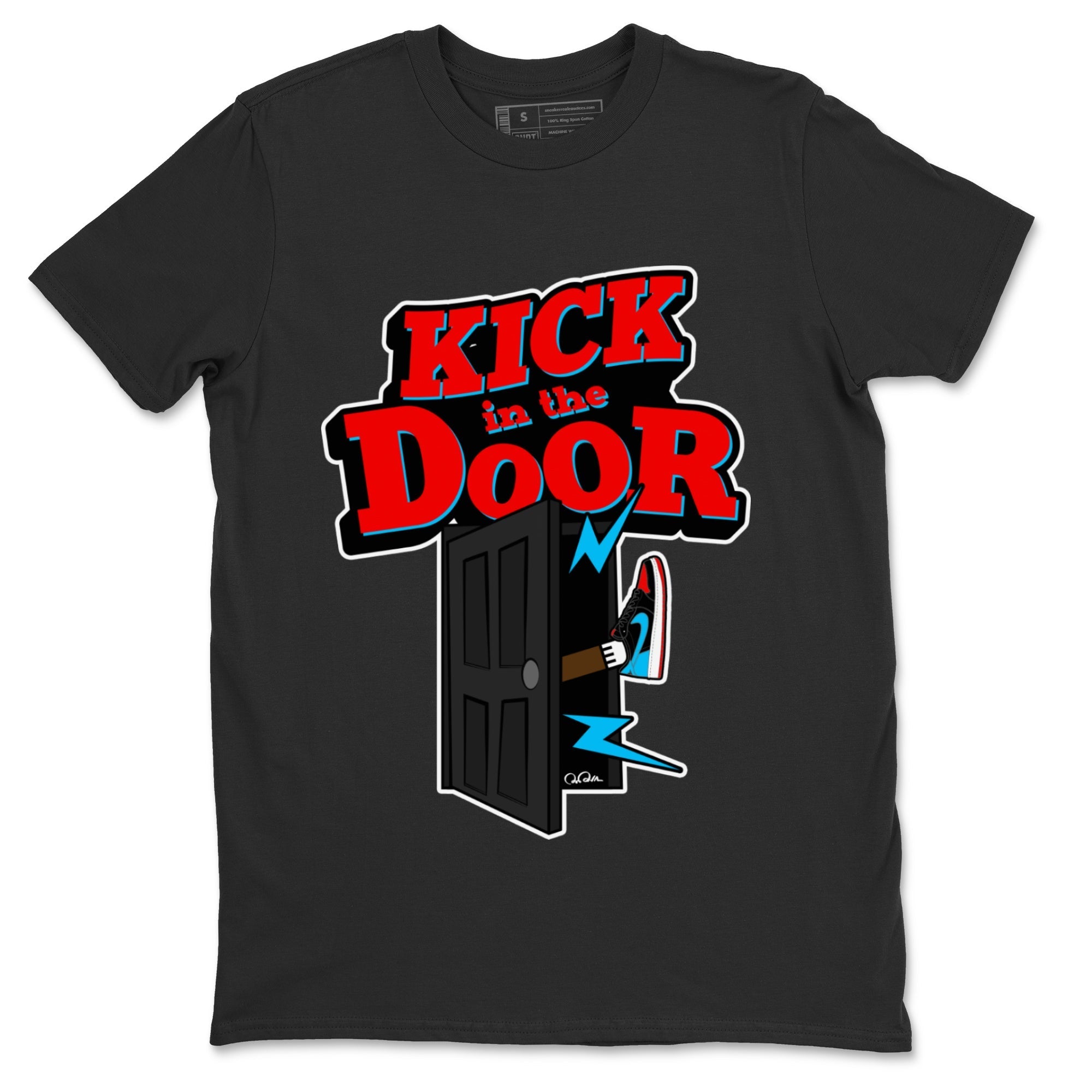 Kick In The Door Unisex Tops - Air Jordan 1 UNC to Chicago