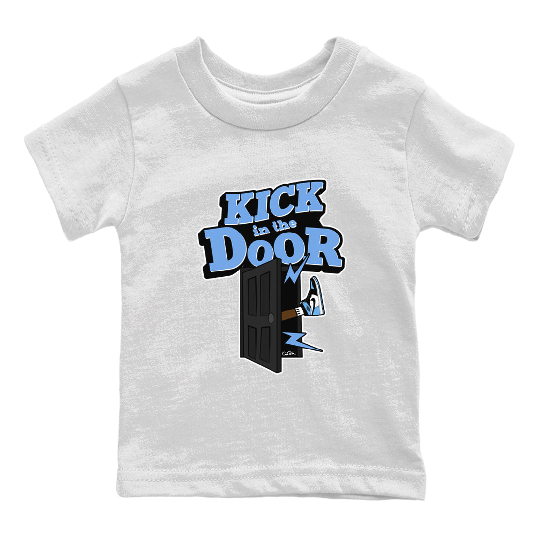 Kick In The Door Kids Tops - Air Jordan 1 UNC Toe