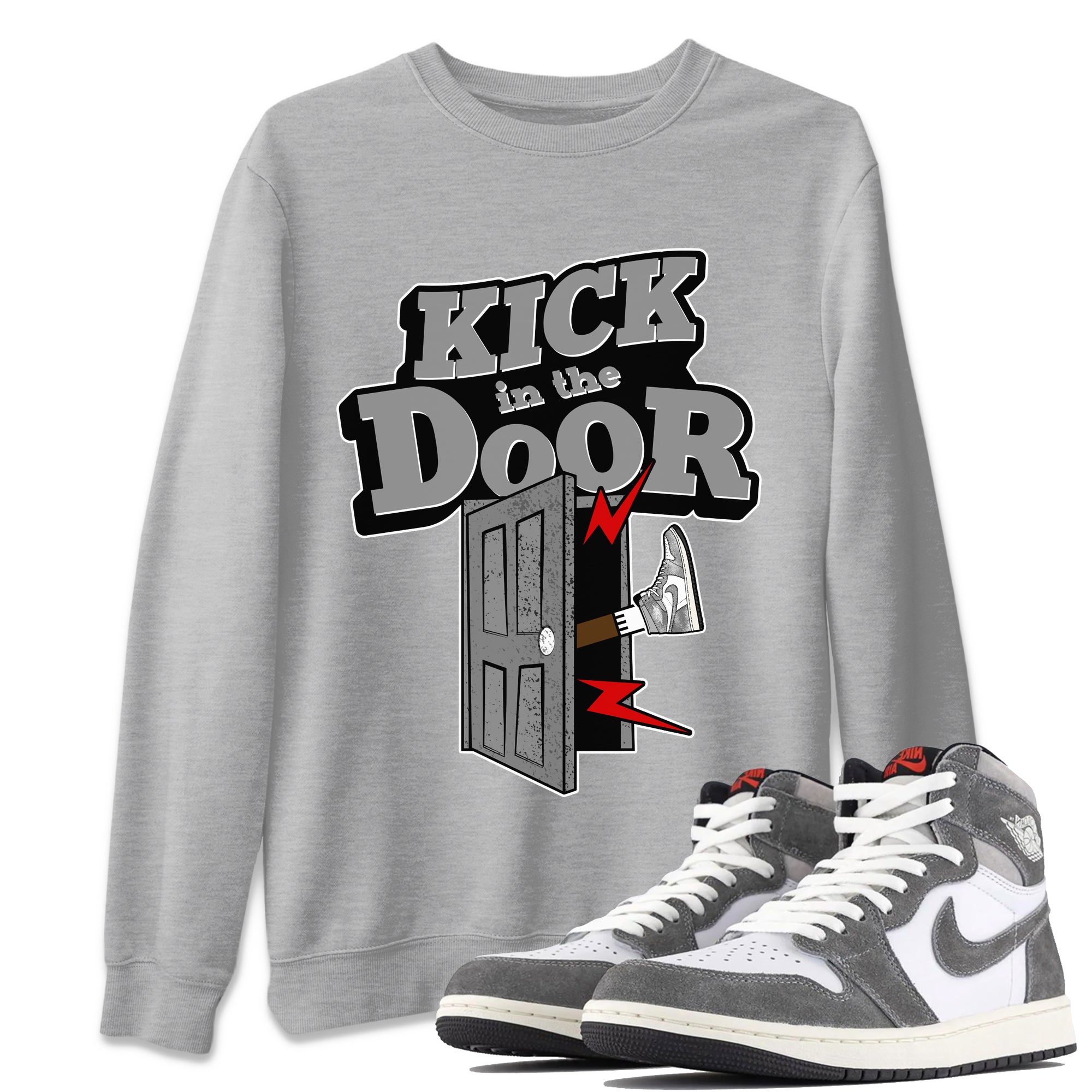 Kick In The Door Unisex Tops - Air Jordan 1 Washed Heritage
