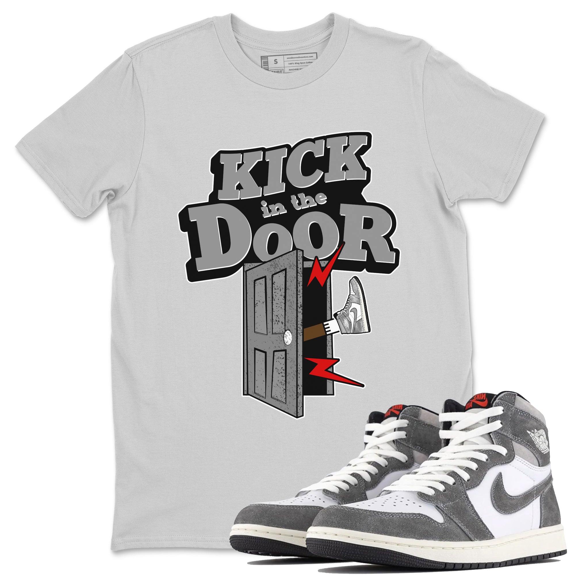 Kick In The Door Unisex Tops - Air Jordan 1 Washed Heritage