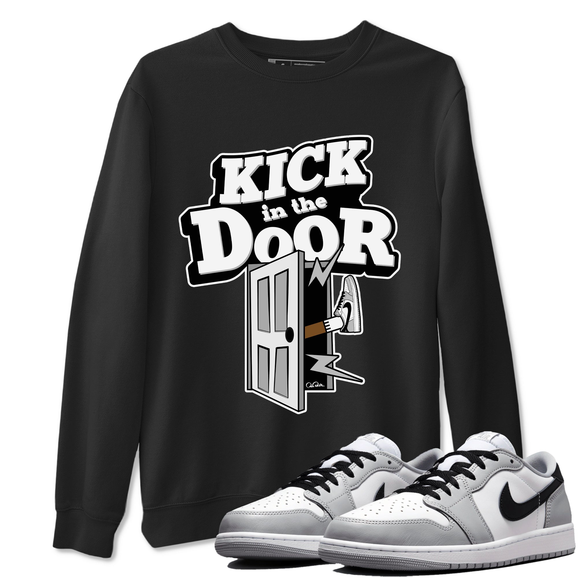 Kick In The Door snkmatch Tees - Air Jordan 1 Wolf Grey