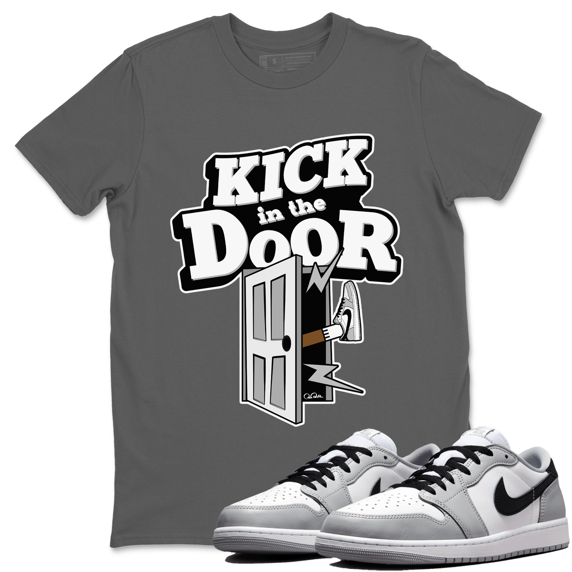Kick In The Door snkmatch Tees - Air Jordan 1 Wolf Grey