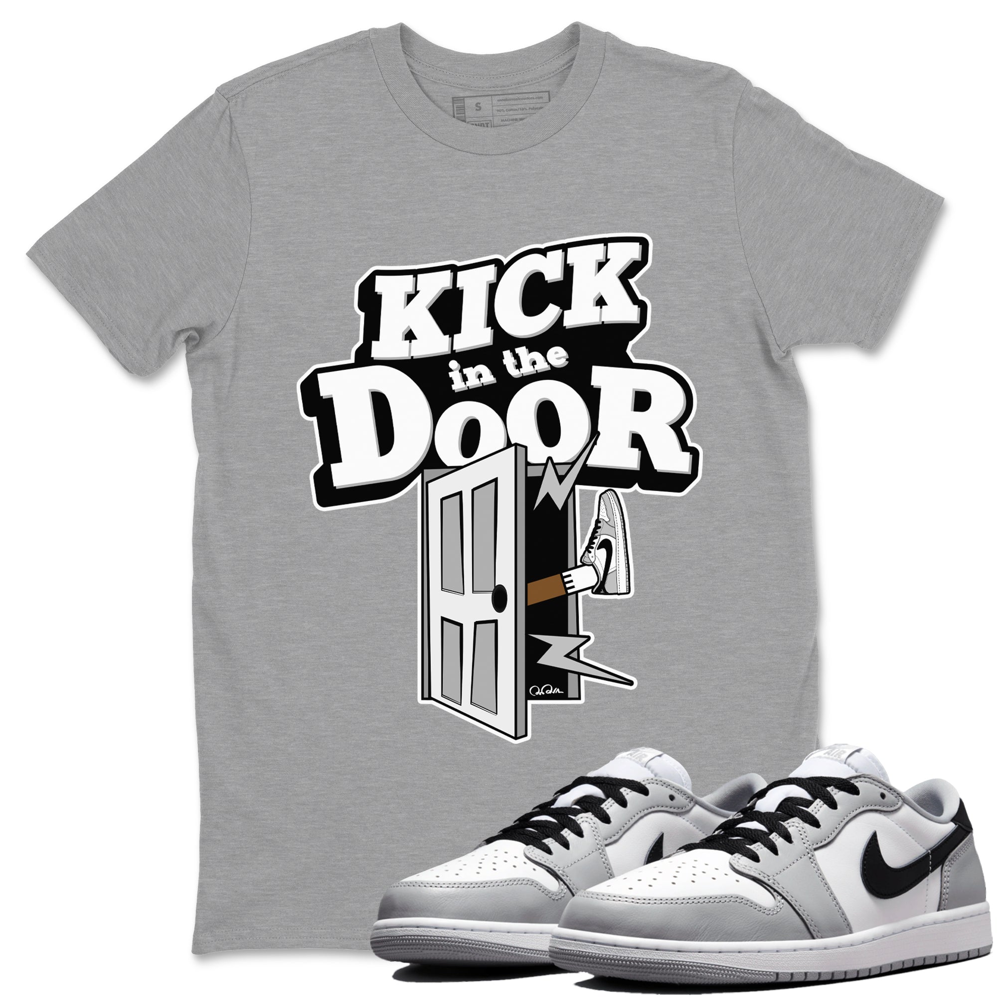 Kick In The Door snkmatch Tees - Air Jordan 1 Wolf Grey