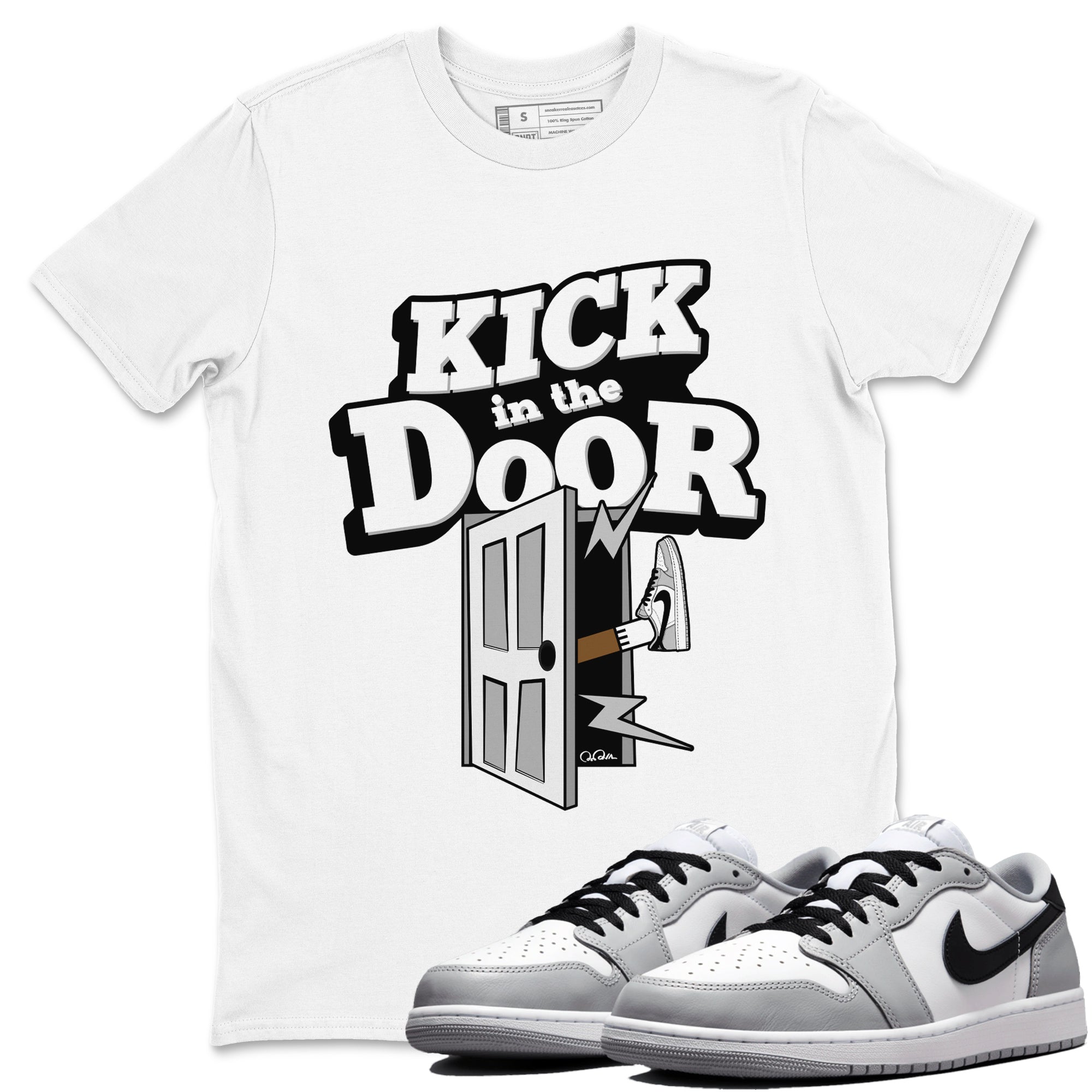 Kick In The Door snkmatch Tees - Air Jordan 1 Wolf Grey