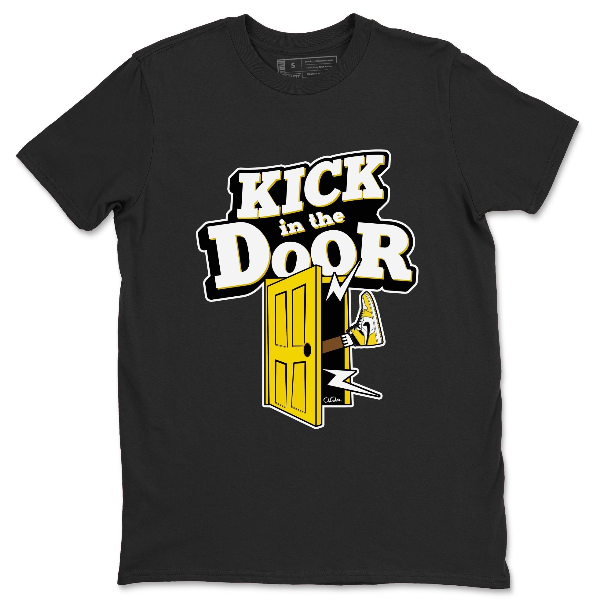 Kick In The Door snkmatch Tees - Air Jordan 1 Yellow Ochre
