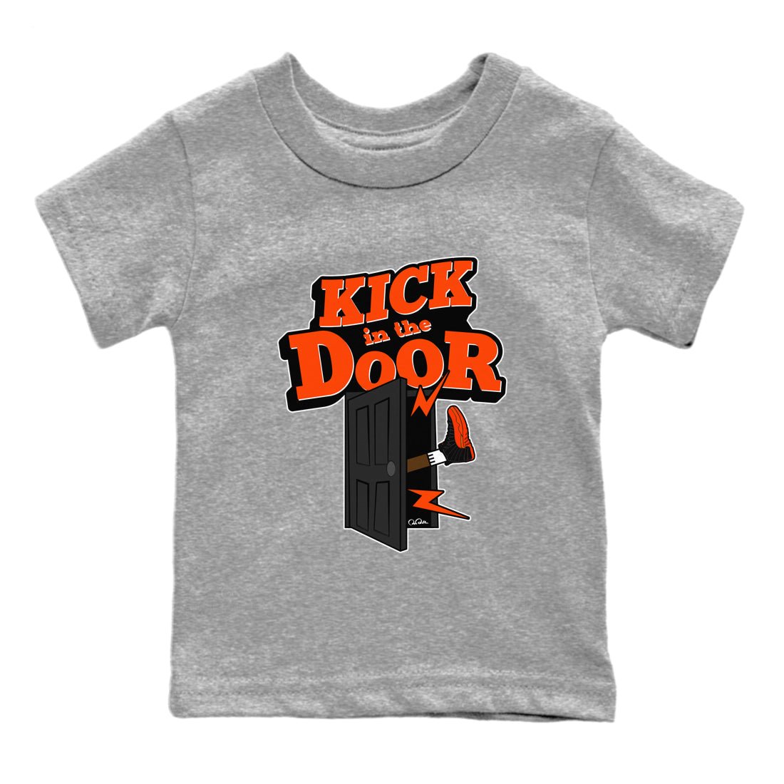 Kick In The Door Kids Tops - Air Jordan 12 Brilliant Orange