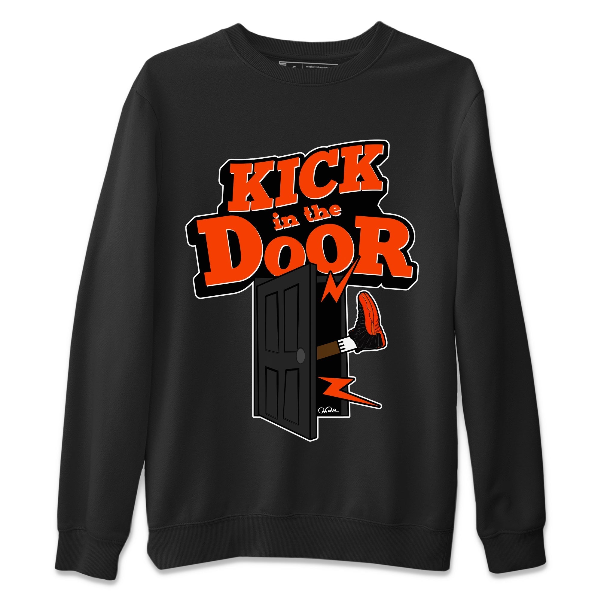Kick In The Door Unisex Tops - Air Jordan 12 Brilliant Orange