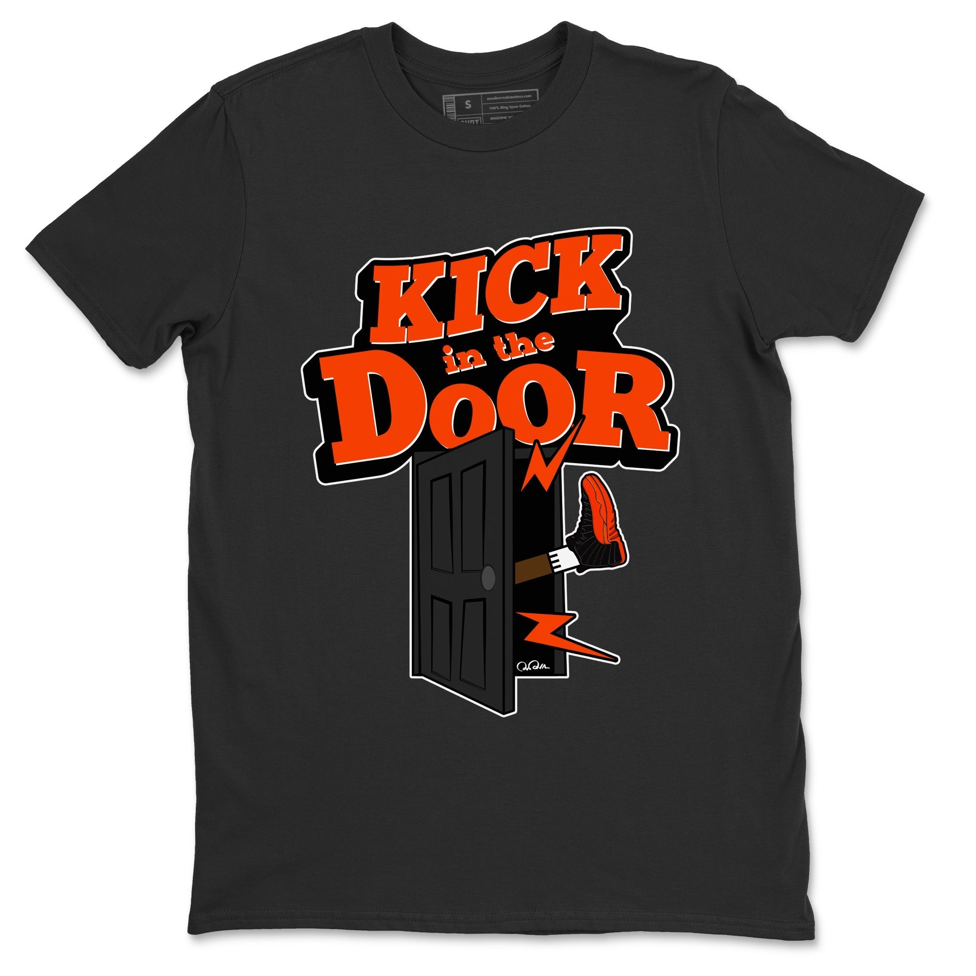 Kick In The Door Unisex Tops - Air Jordan 12 Brilliant Orange