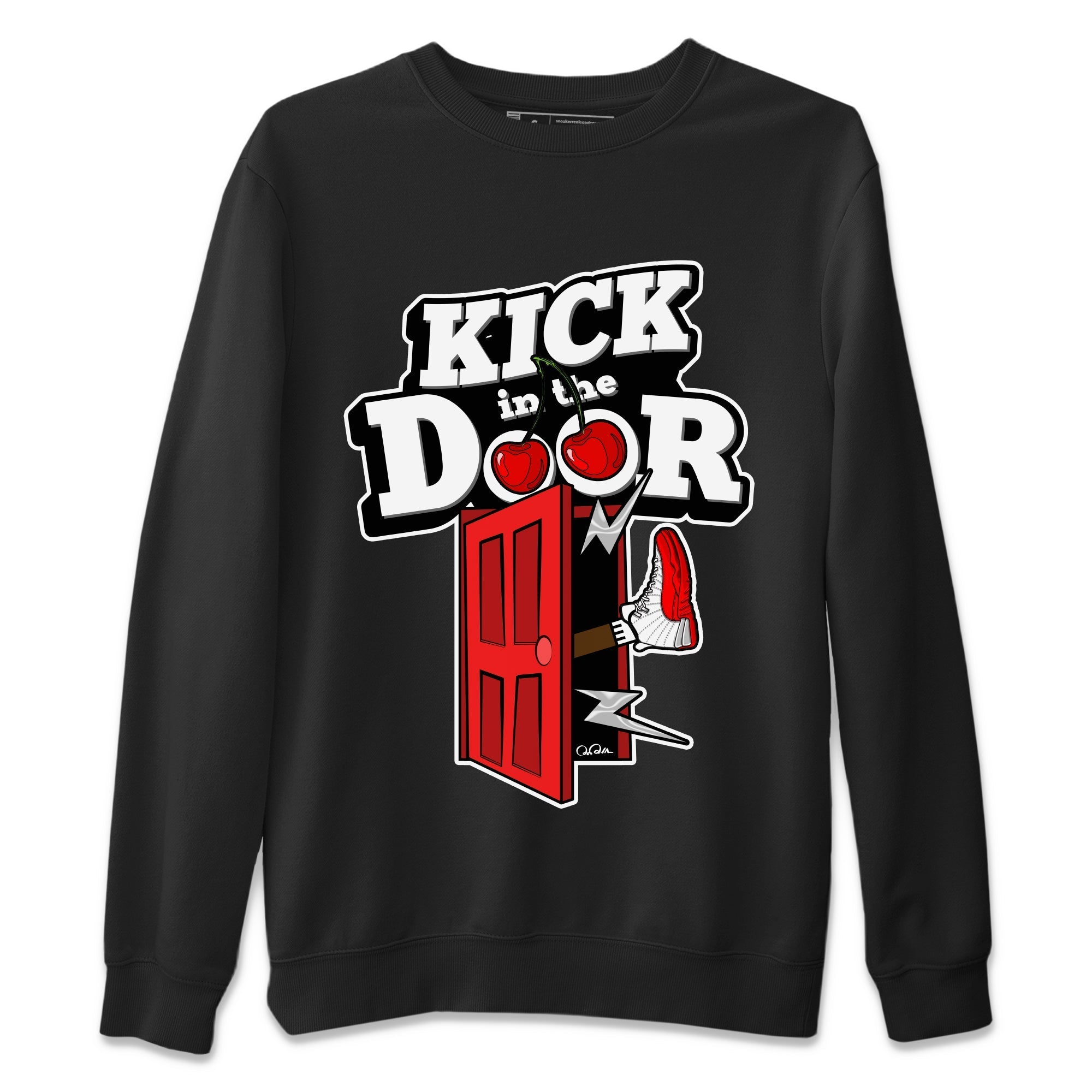 Kick In The Door Unisex Tops - Air Jordan 12 Cherry