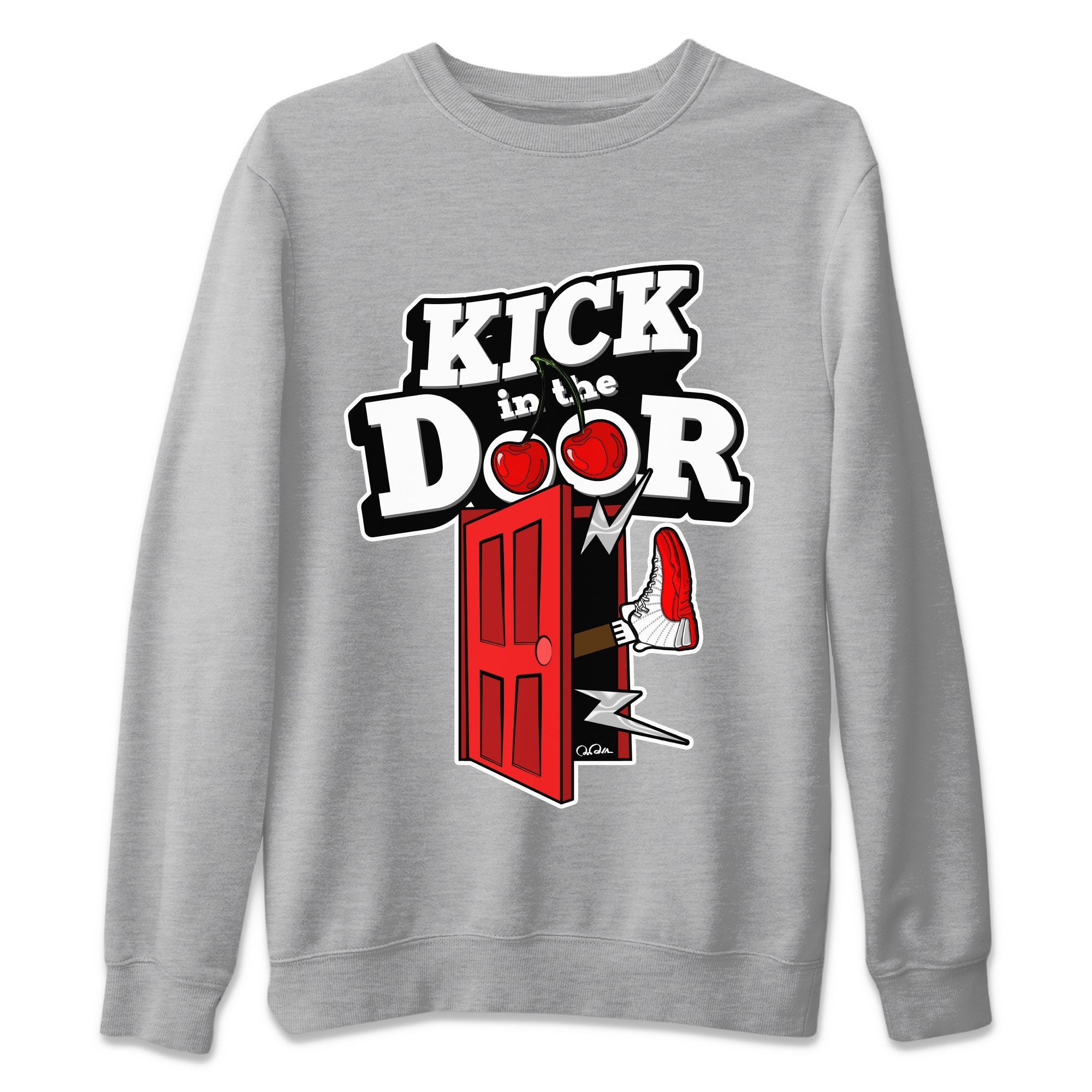 Kick In The Door Unisex Tops - Air Jordan 12 Cherry