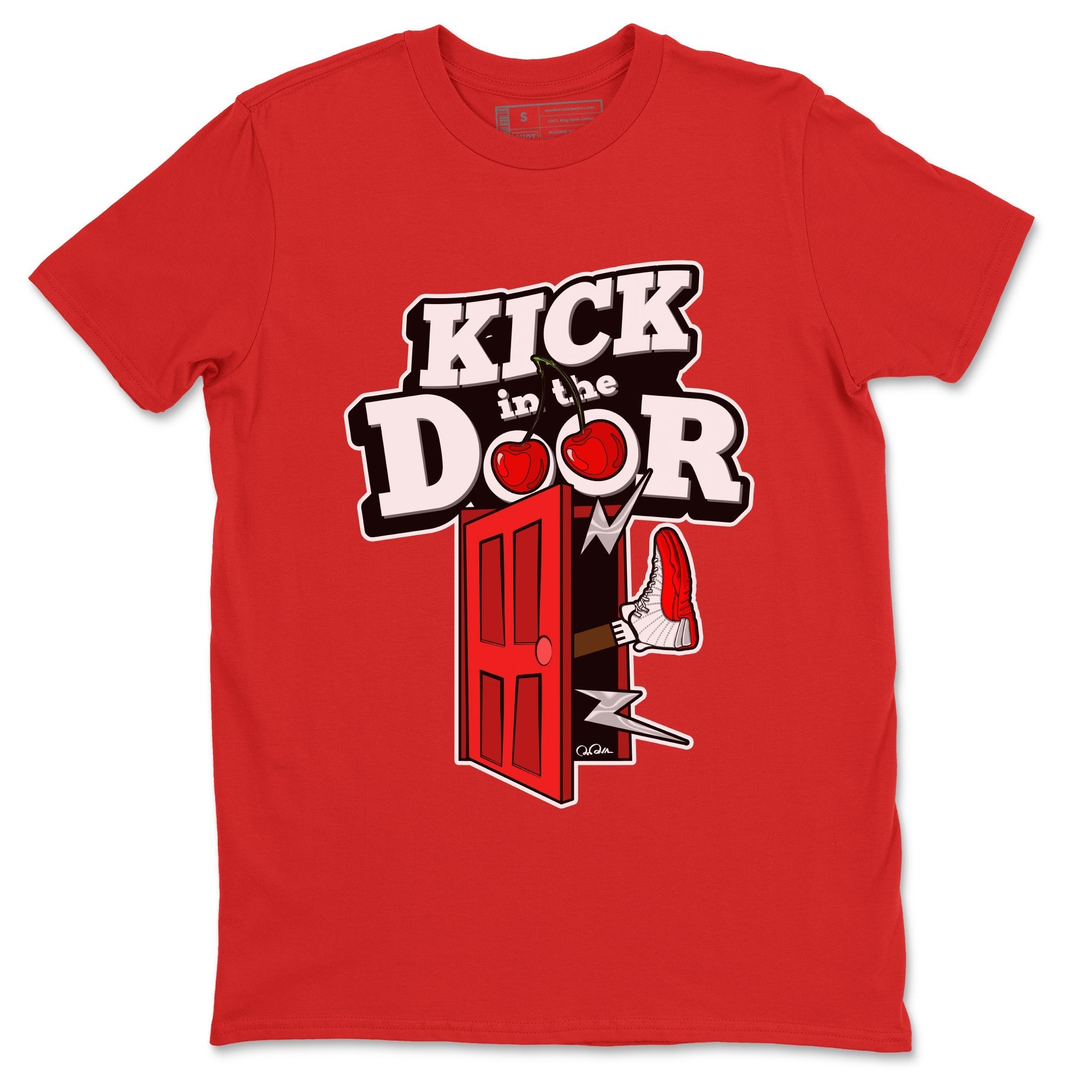 Kick In The Door Unisex Tops - Air Jordan 12 Cherry