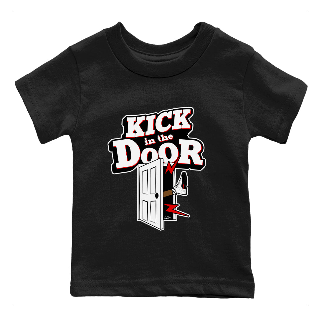 Kick In The Door snkmatch Tees Kids - Air Jordan 12 Taxi Flip