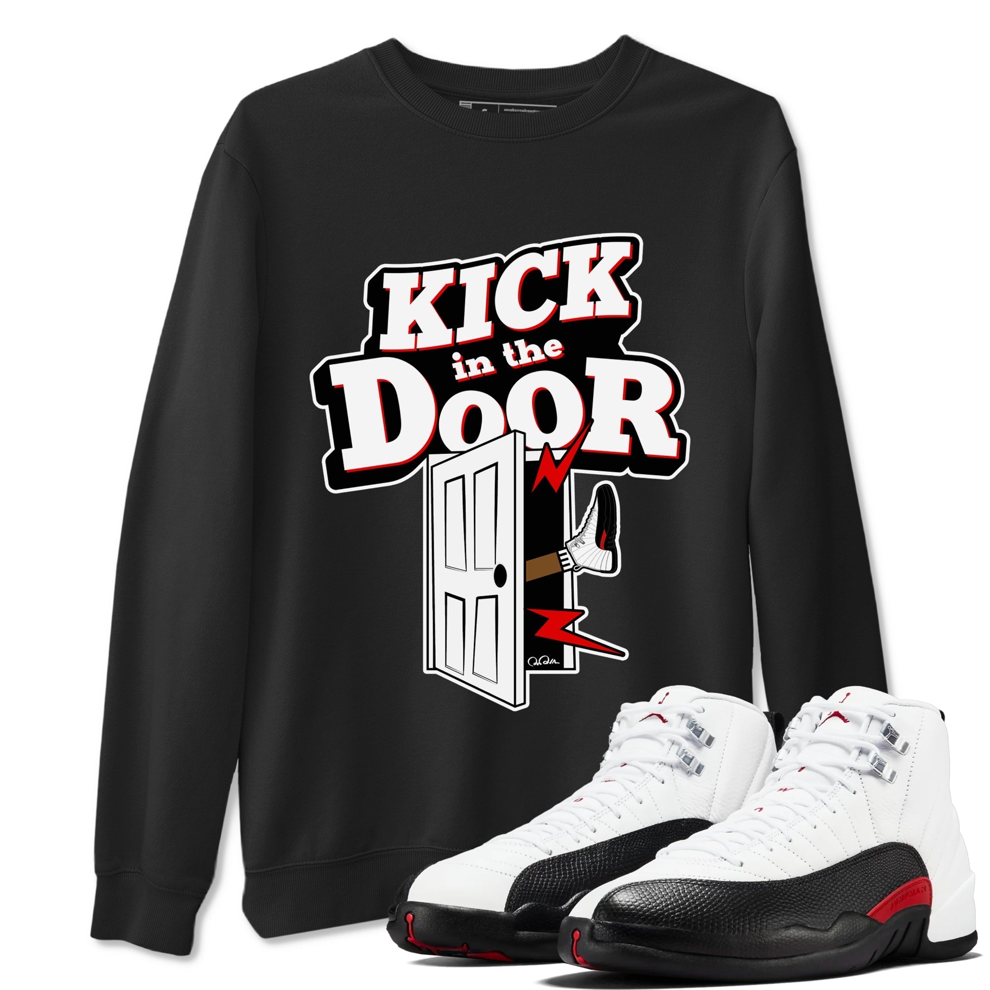 Kick In The Door snkmatch Tees - Air Jordan 12 Taxi Flip