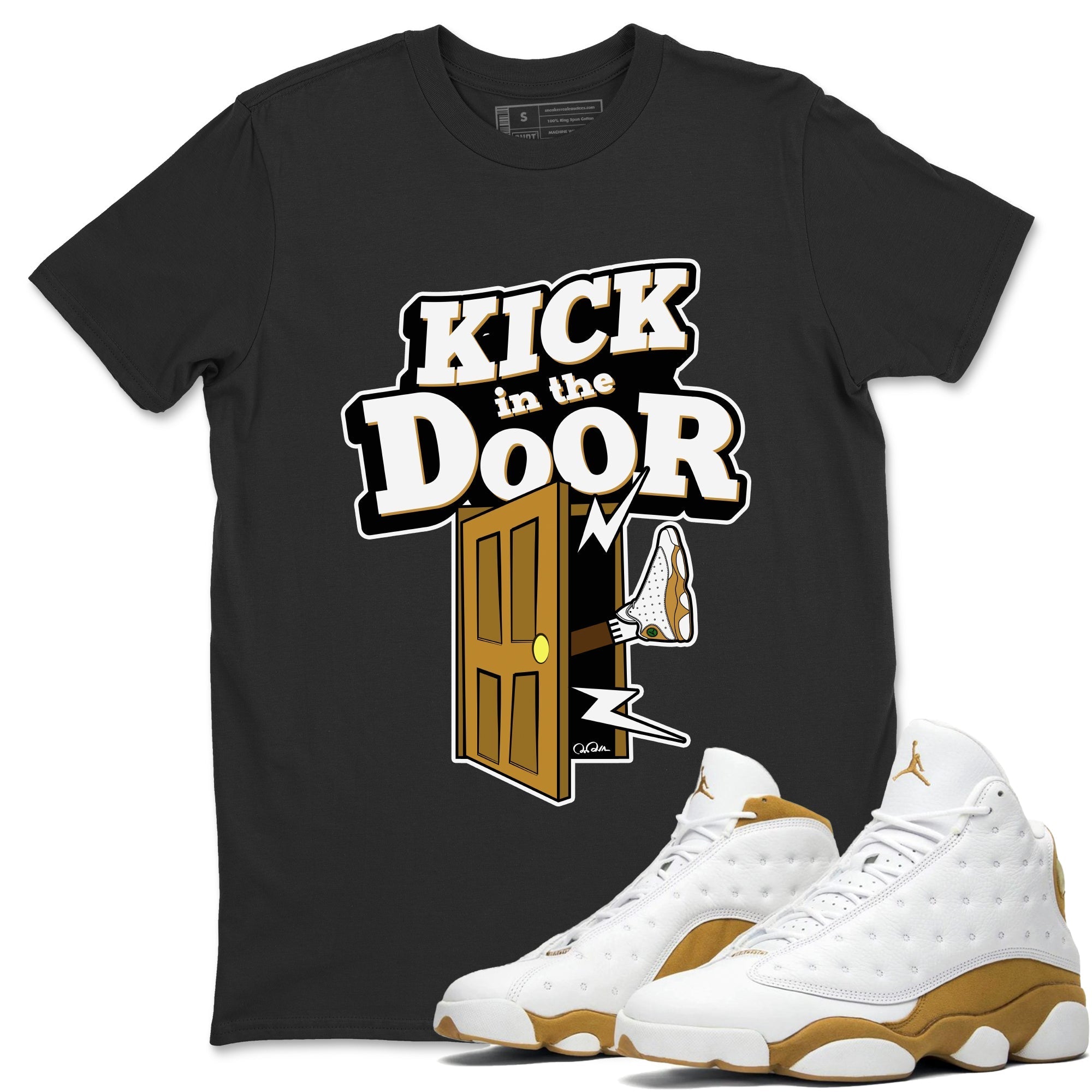 Kick In The Door Unisex Tops - Air Jordan 13 Wheat