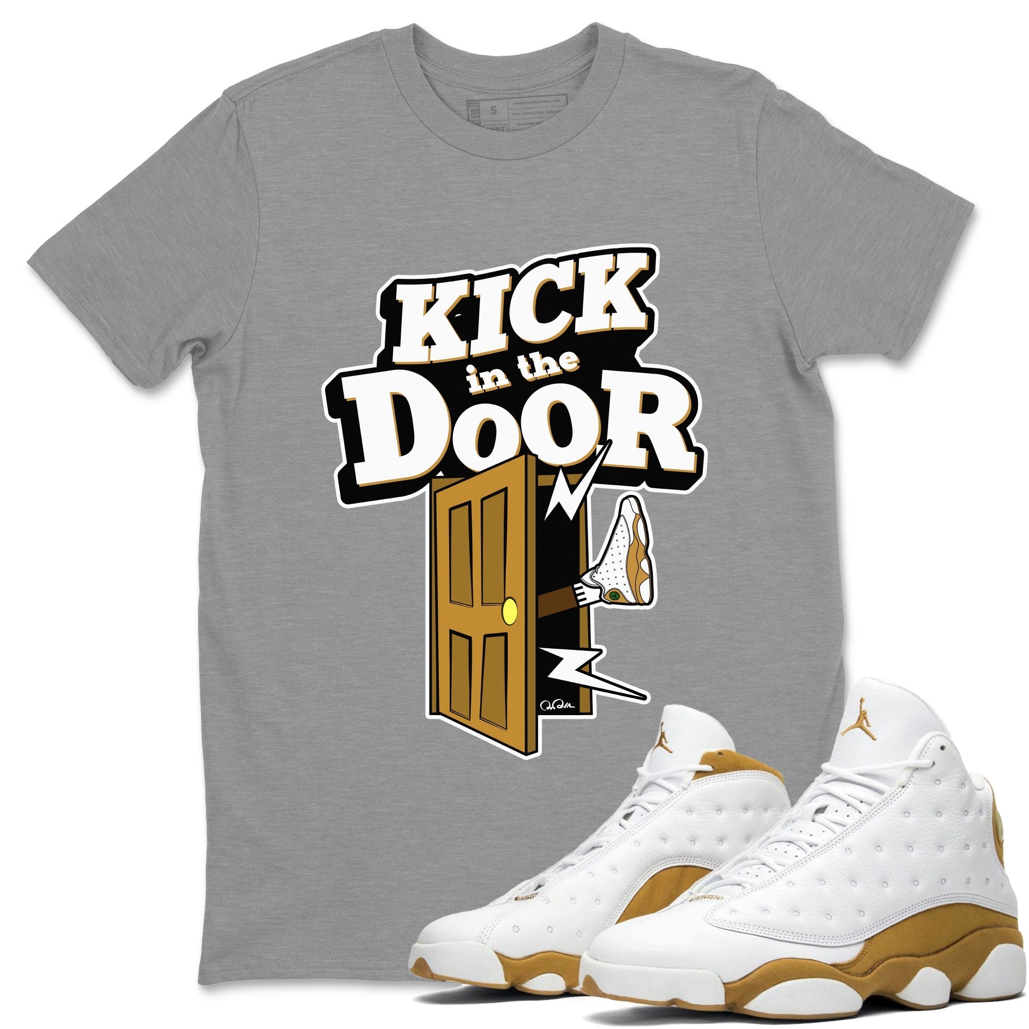 Kick In The Door Unisex Tops - Air Jordan 13 Wheat
