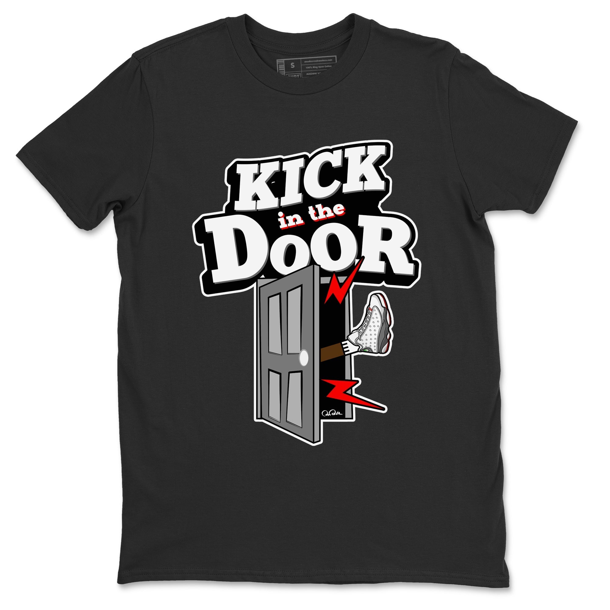 Kick In The Door Unisex Tops - Air Jordan 13 Wolf Grey