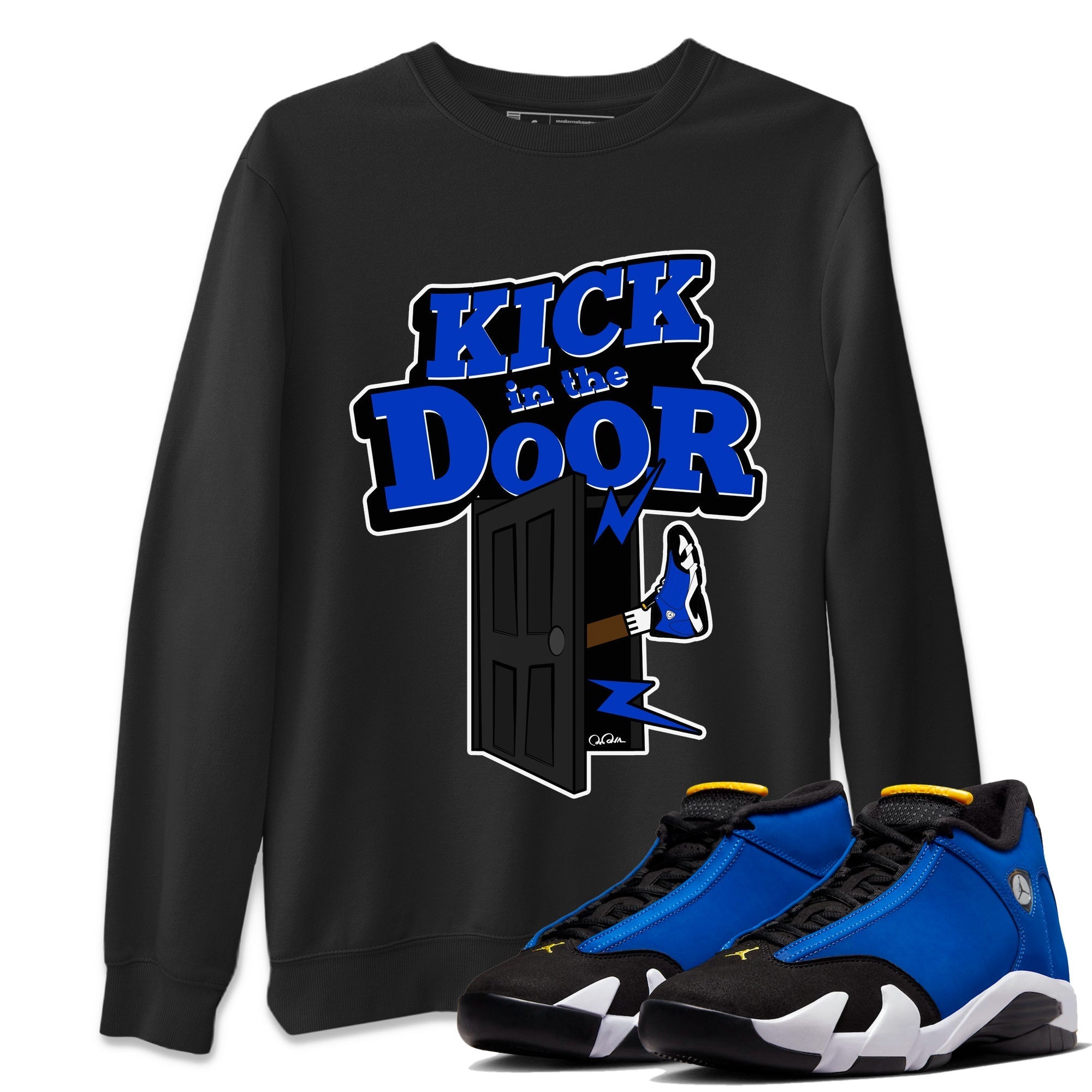 Kick In The Door Unisex Tops - Air Jordan 14 Laney