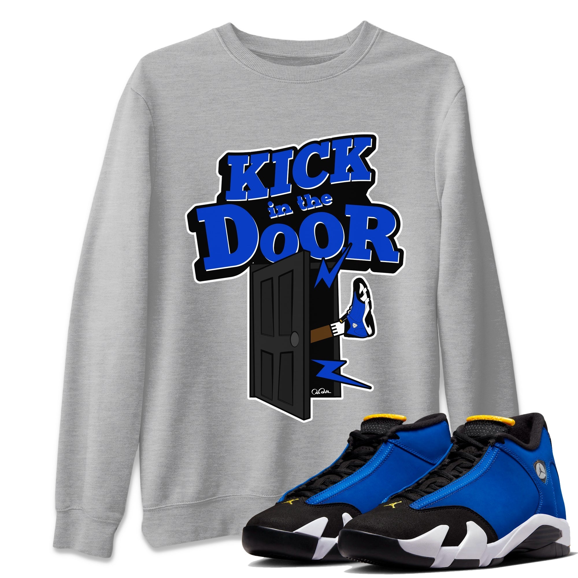 Kick In The Door Unisex Tops - Air Jordan 14 Laney