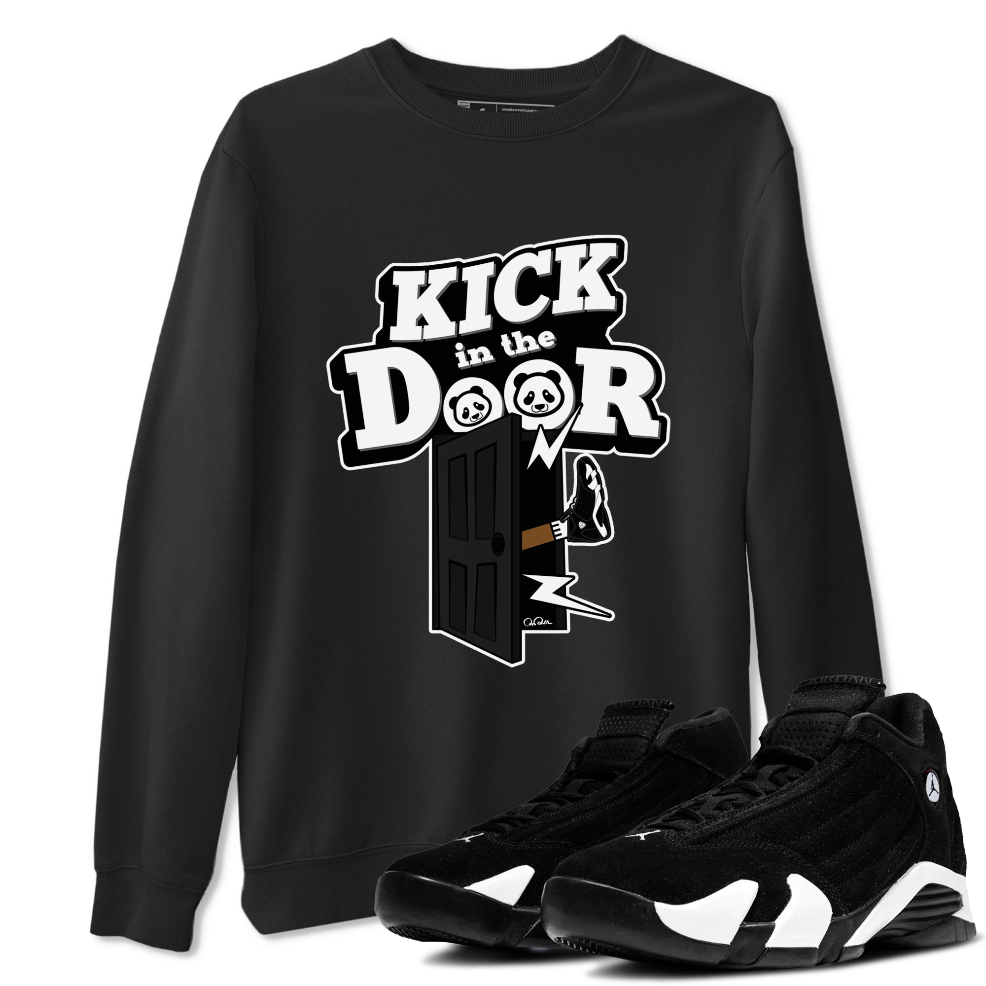 Kick In The Door snkmatch Tee - Air Jordan 14 Panda
