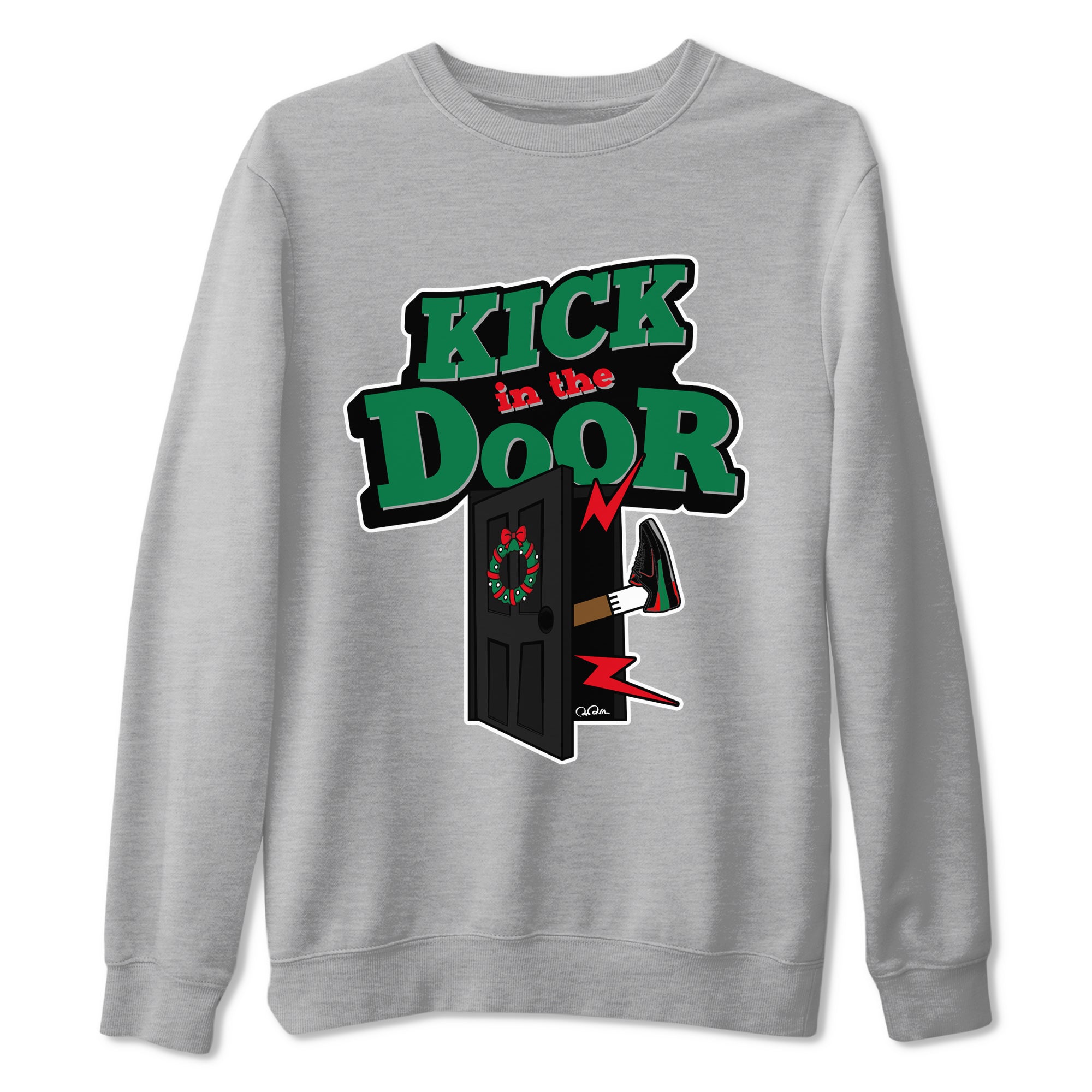 Kick In The Door snkmatch Tee - Air Jordan 2 Christmas