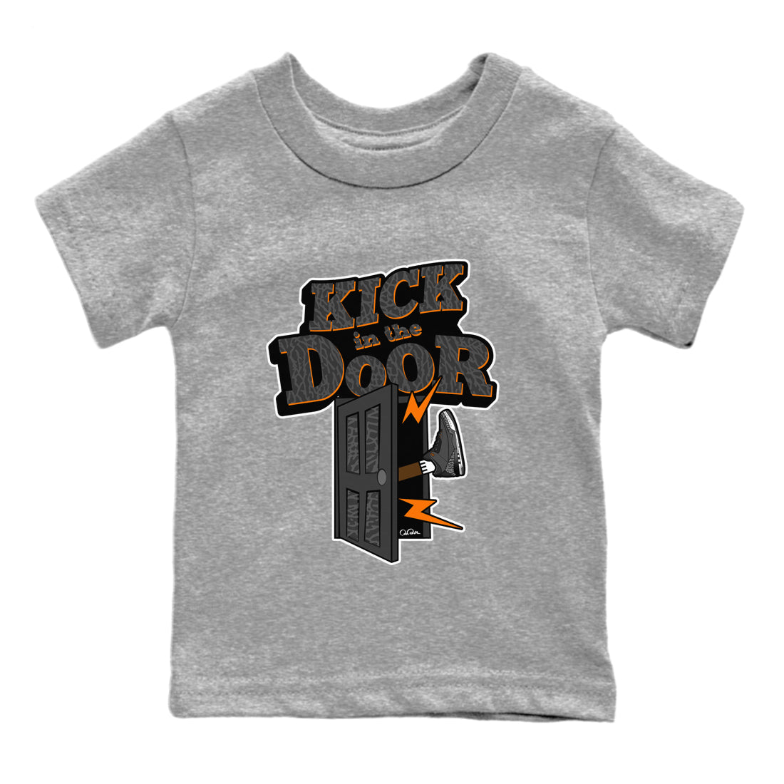Kick In The Door snkmatch Tee Kids - Air Jordan 3 Fear
