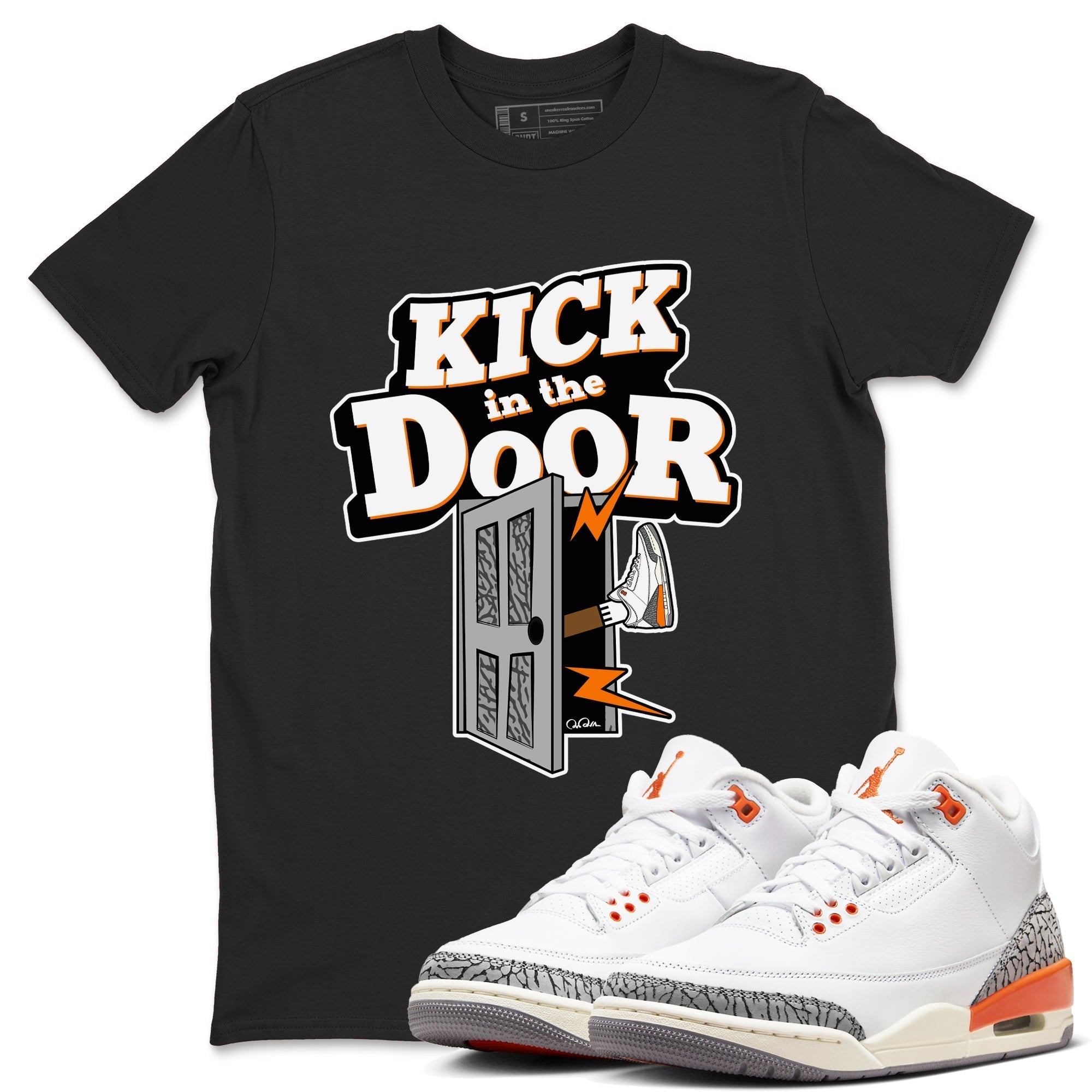 Kick In The Door snkmatch Tees - Air Jordan 3 Georgia Peach