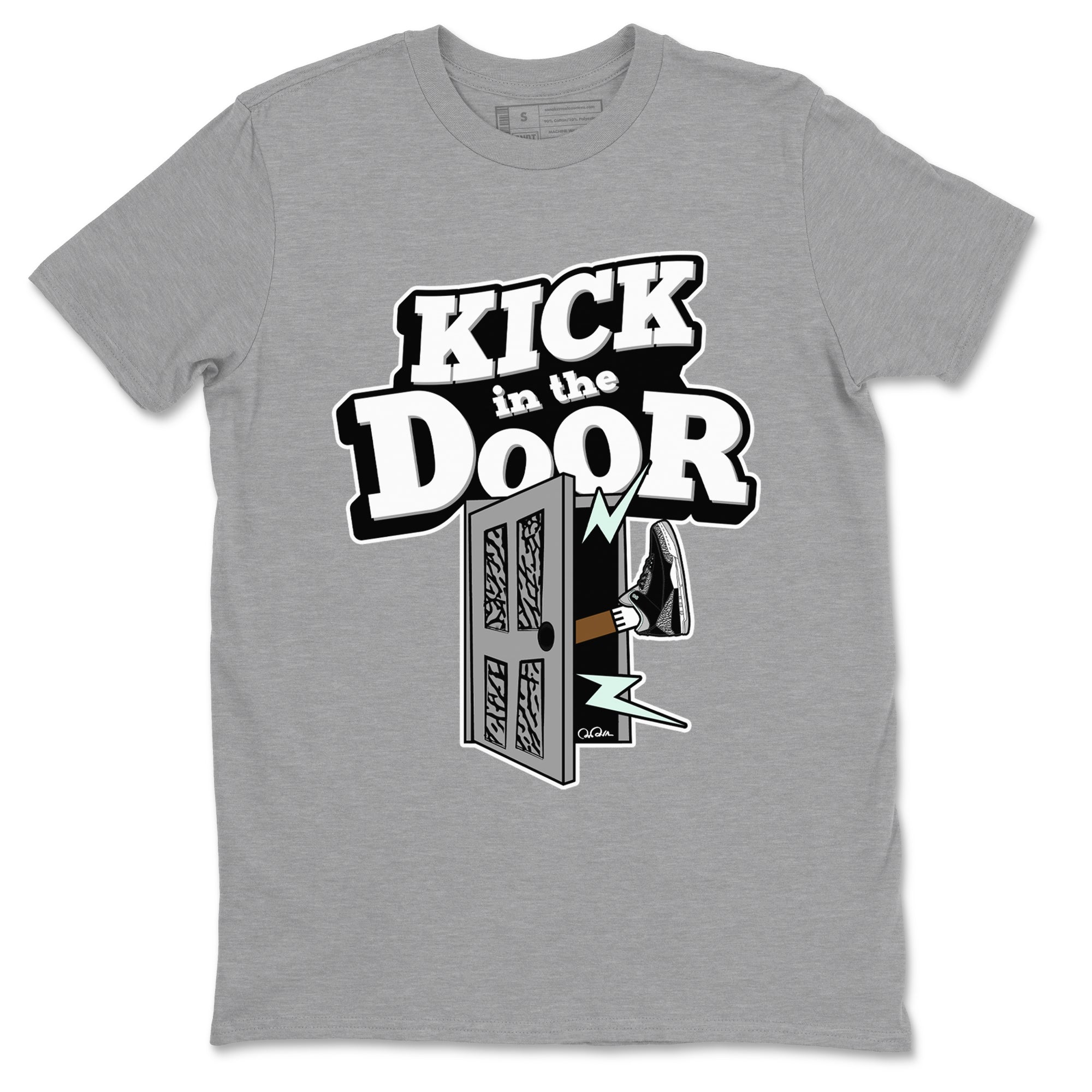 Kick In The Door snkmatch Tees - Air Jordan 3 Green Glow