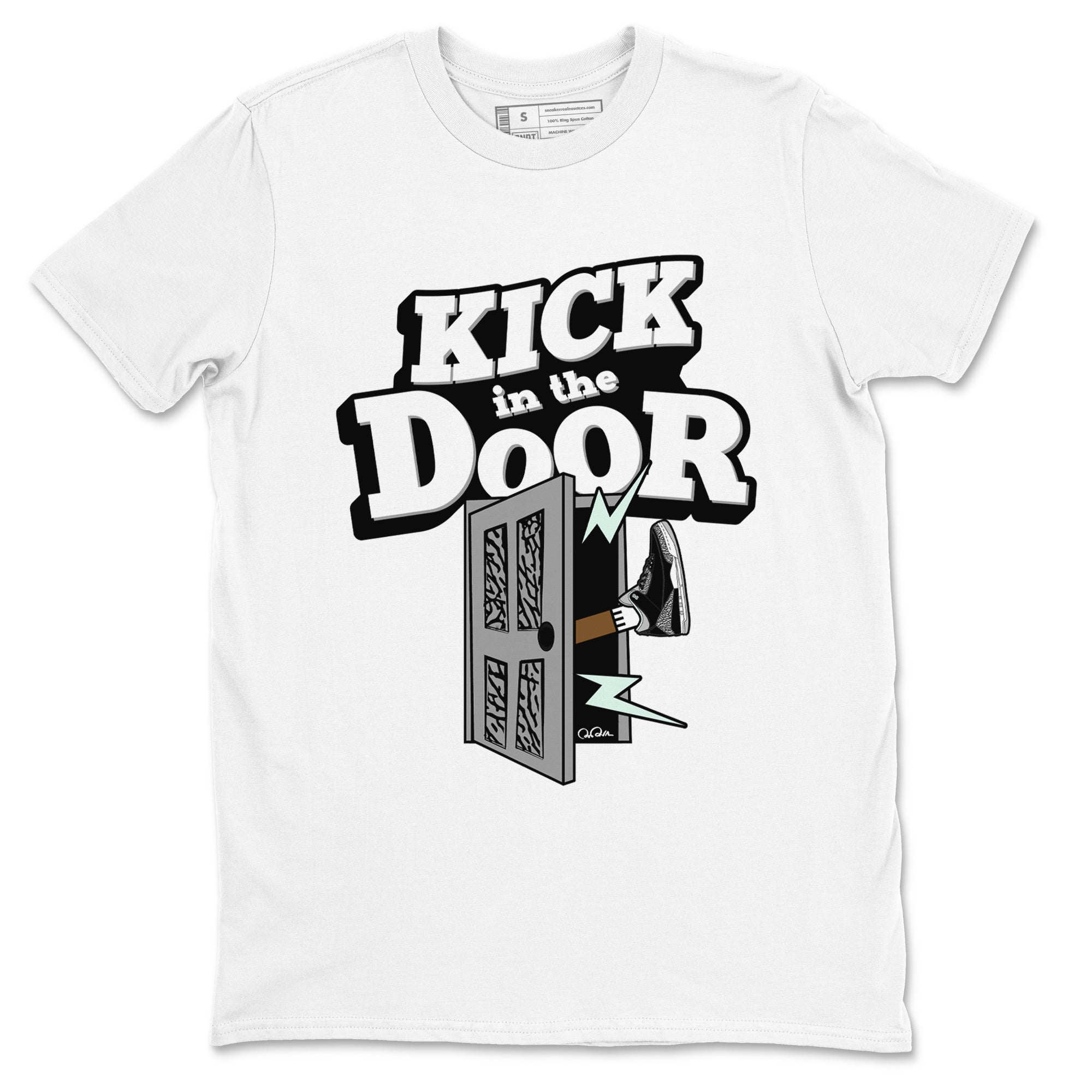 Kick In The Door snkmatch Tees - Air Jordan 3 Green Glow