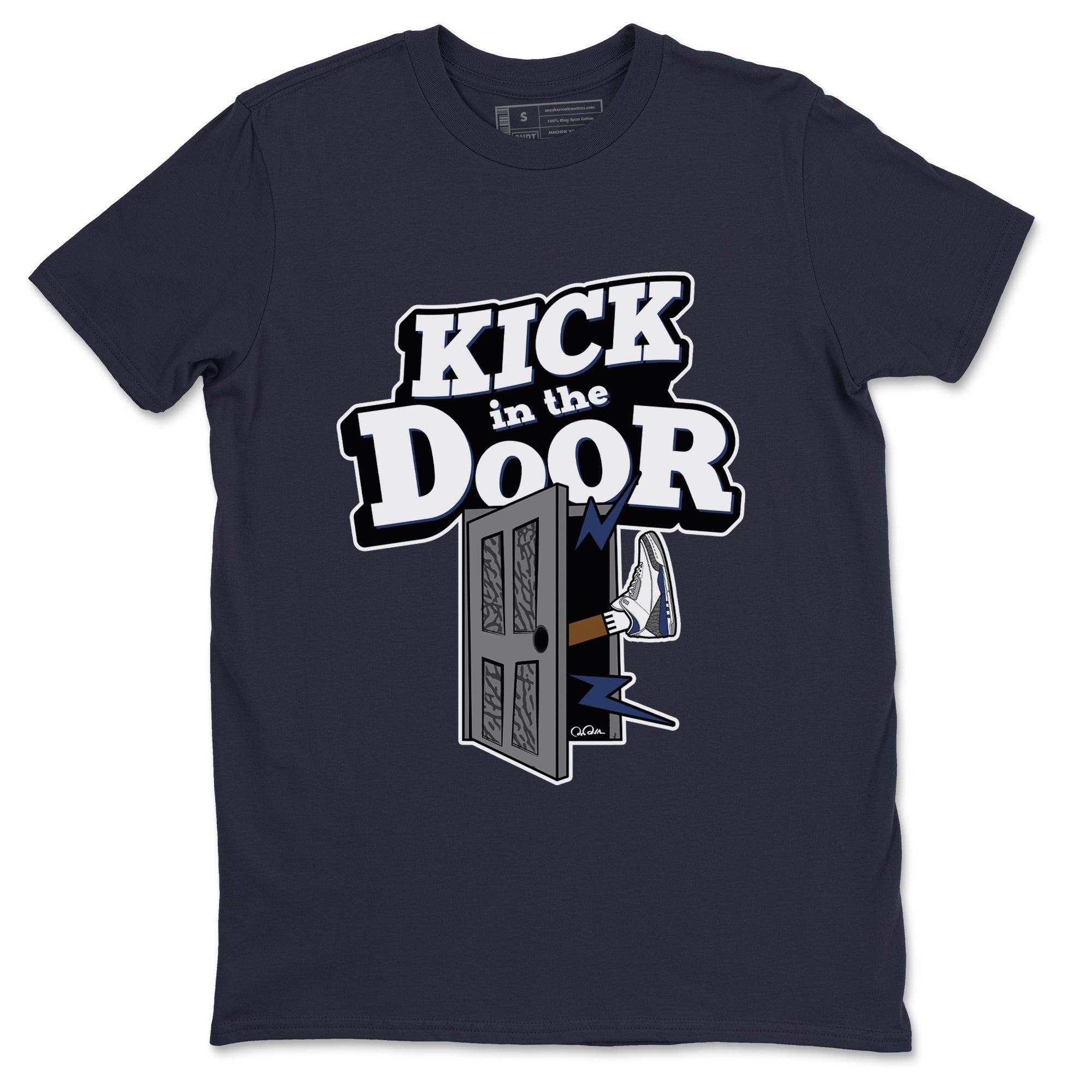 Kick In The Door snkmatch Tees - Air Jordan 3 Midnight Navy 2023
