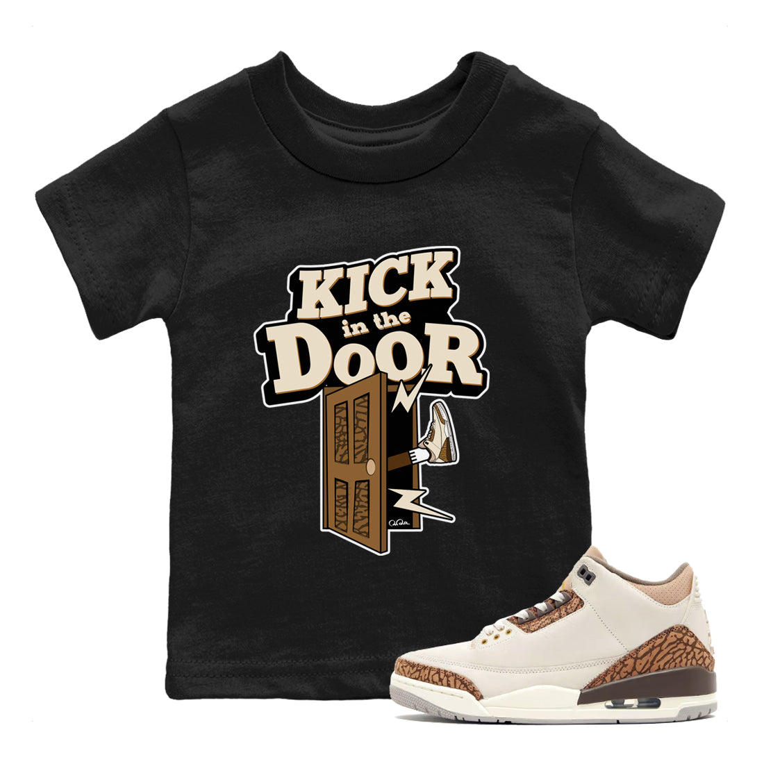 Kick In The Door Kids Tops - Air Jordan 3 Palomino