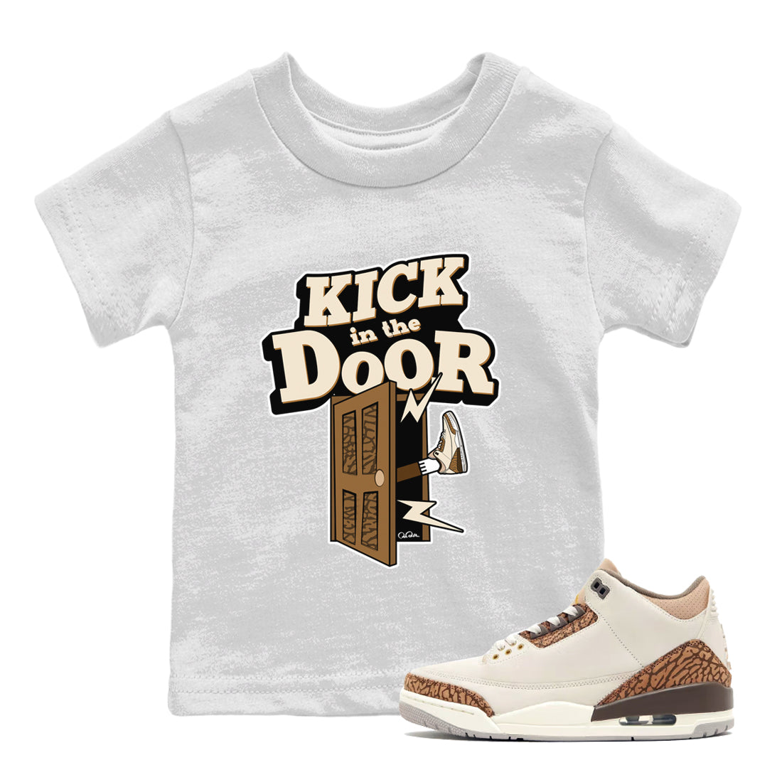 Kick In The Door Kids Tops - Air Jordan 3 Palomino