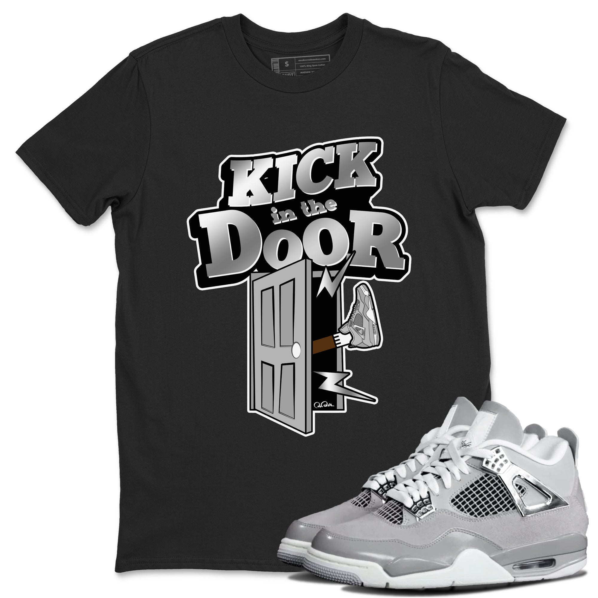 Kick In The Door snkmatch Tee - Air Jordan 4 Frozen Moments