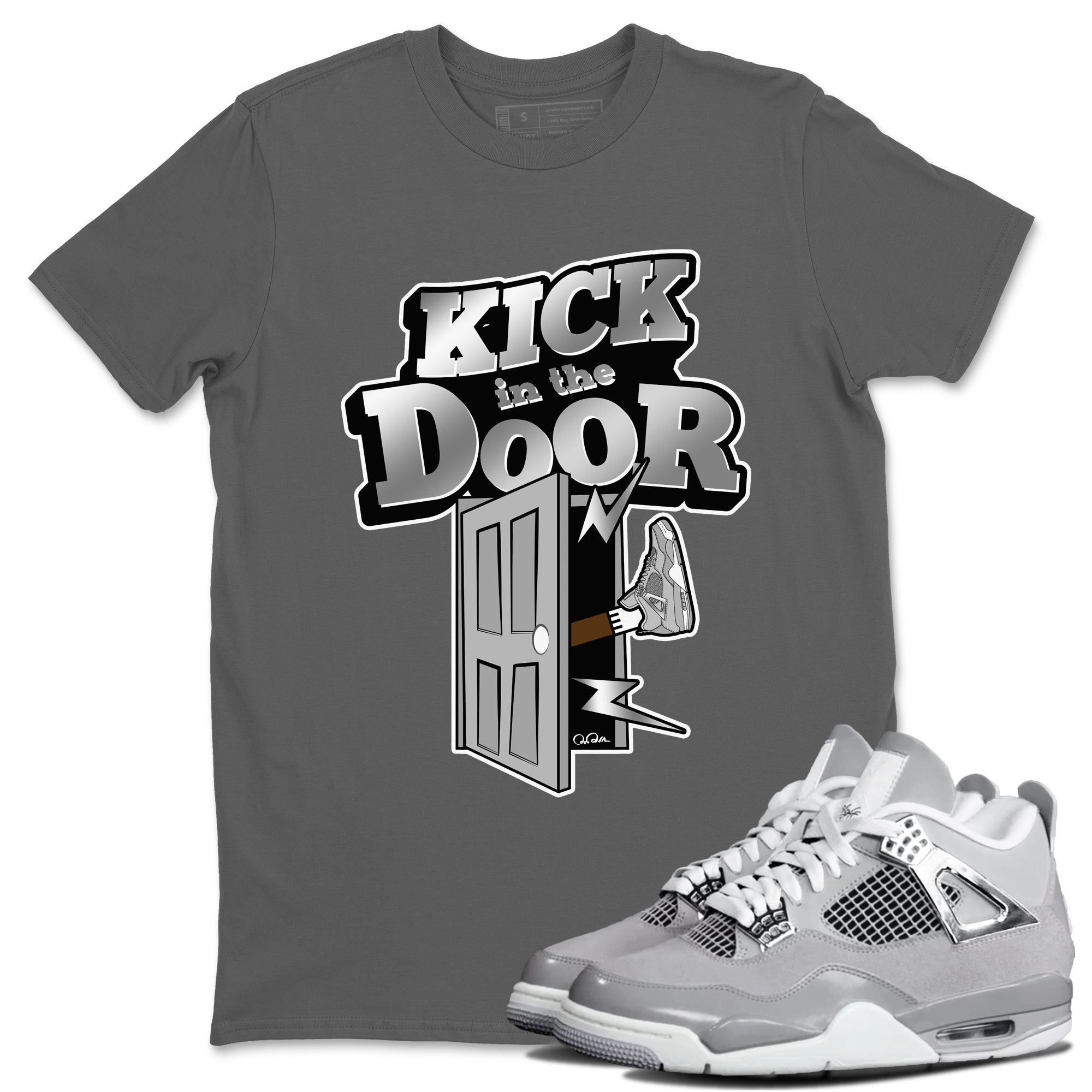 Kick In The Door snkmatch Tee - Air Jordan 4 Frozen Moments