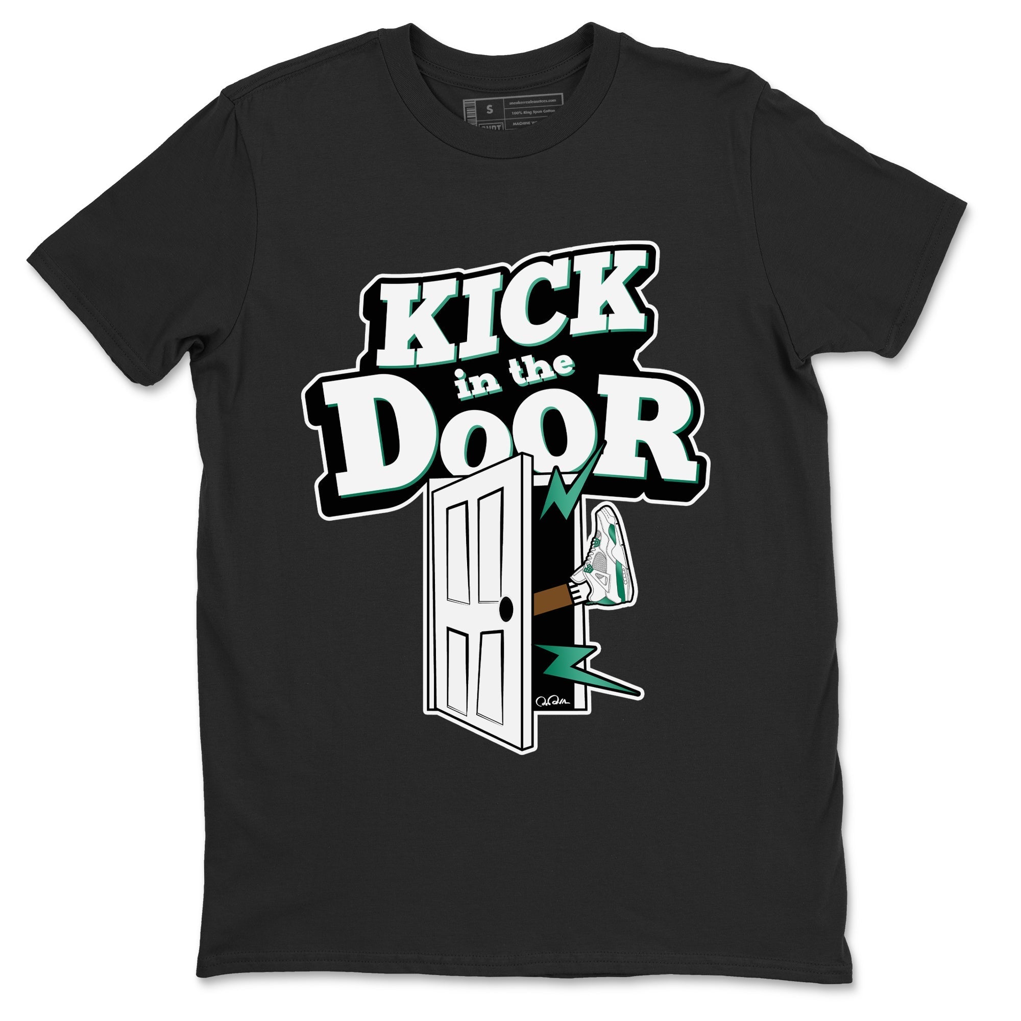 Kick In The Door snkmatch Tees - Air Jordan 4 Oxidized Green