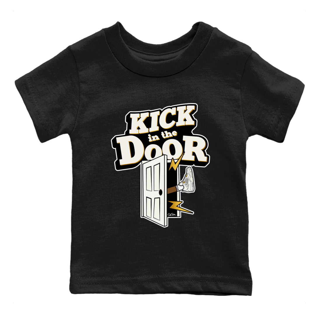 Kick In The Door snkmatch Tees Kids - Air Jordan 4 Sail 2024