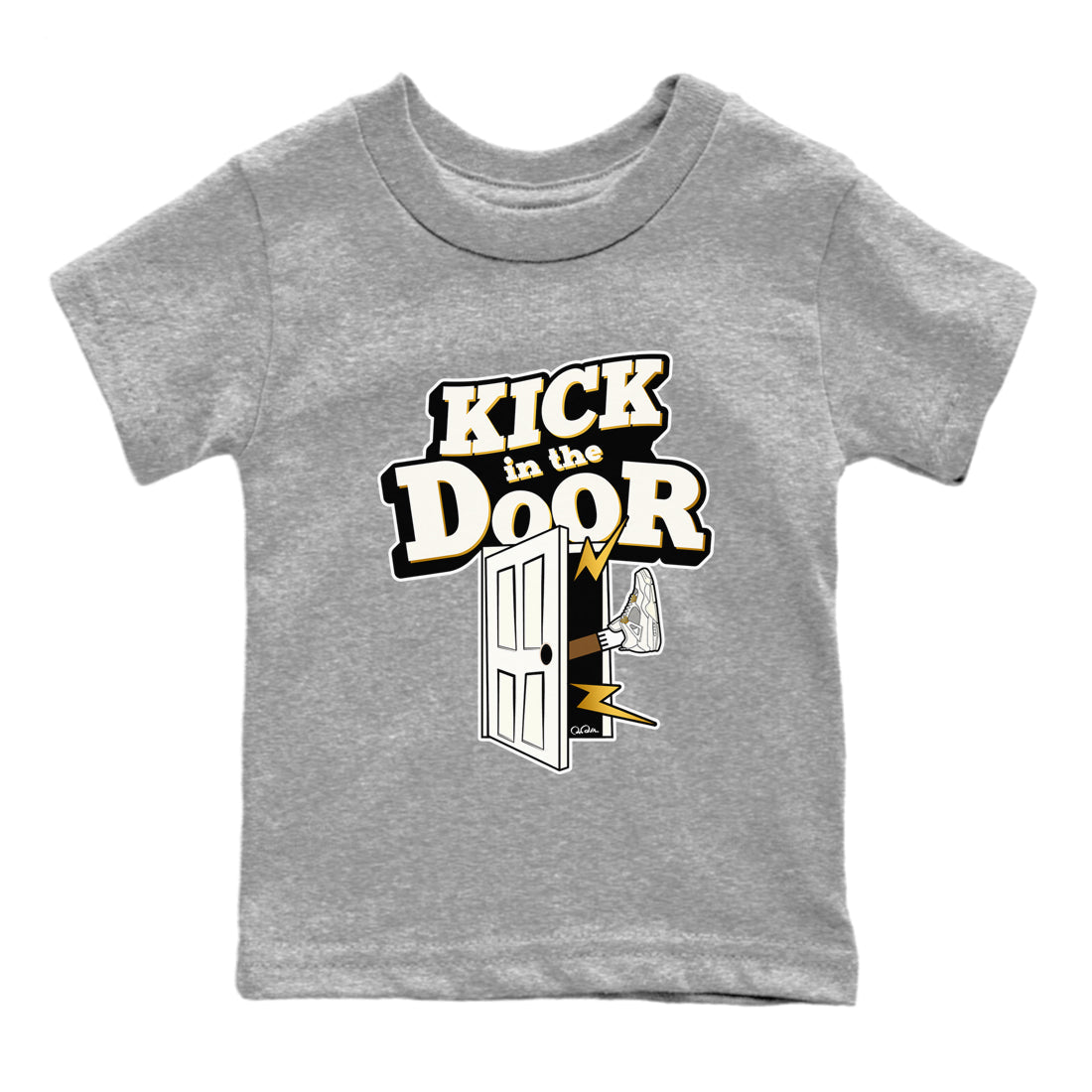 Kick In The Door snkmatch Tees Kids - Air Jordan 4 Sail 2024