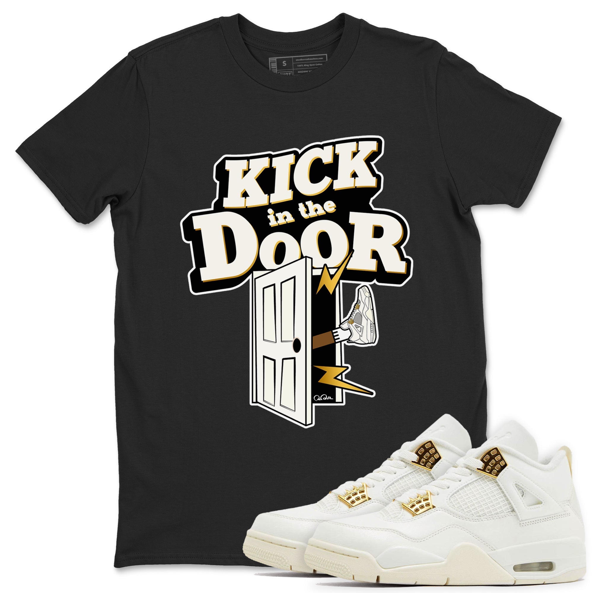 Kick In The Door snkmatch Tees - Air Jordan 4 Sail 2024