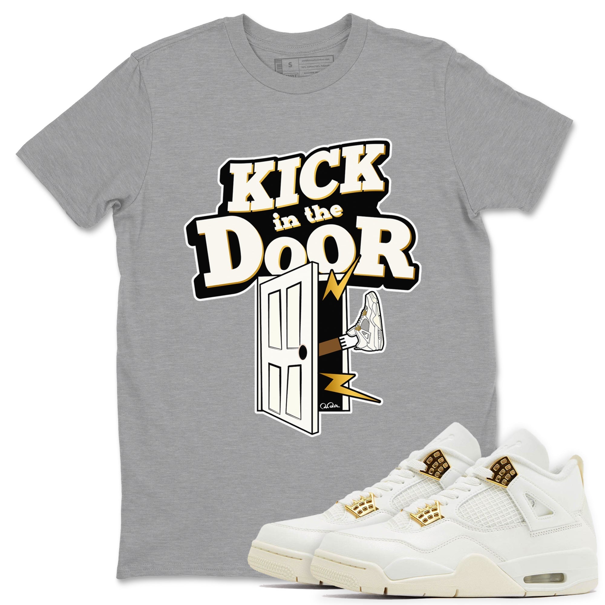 Kick In The Door snkmatch Tees - Air Jordan 4 Sail 2024