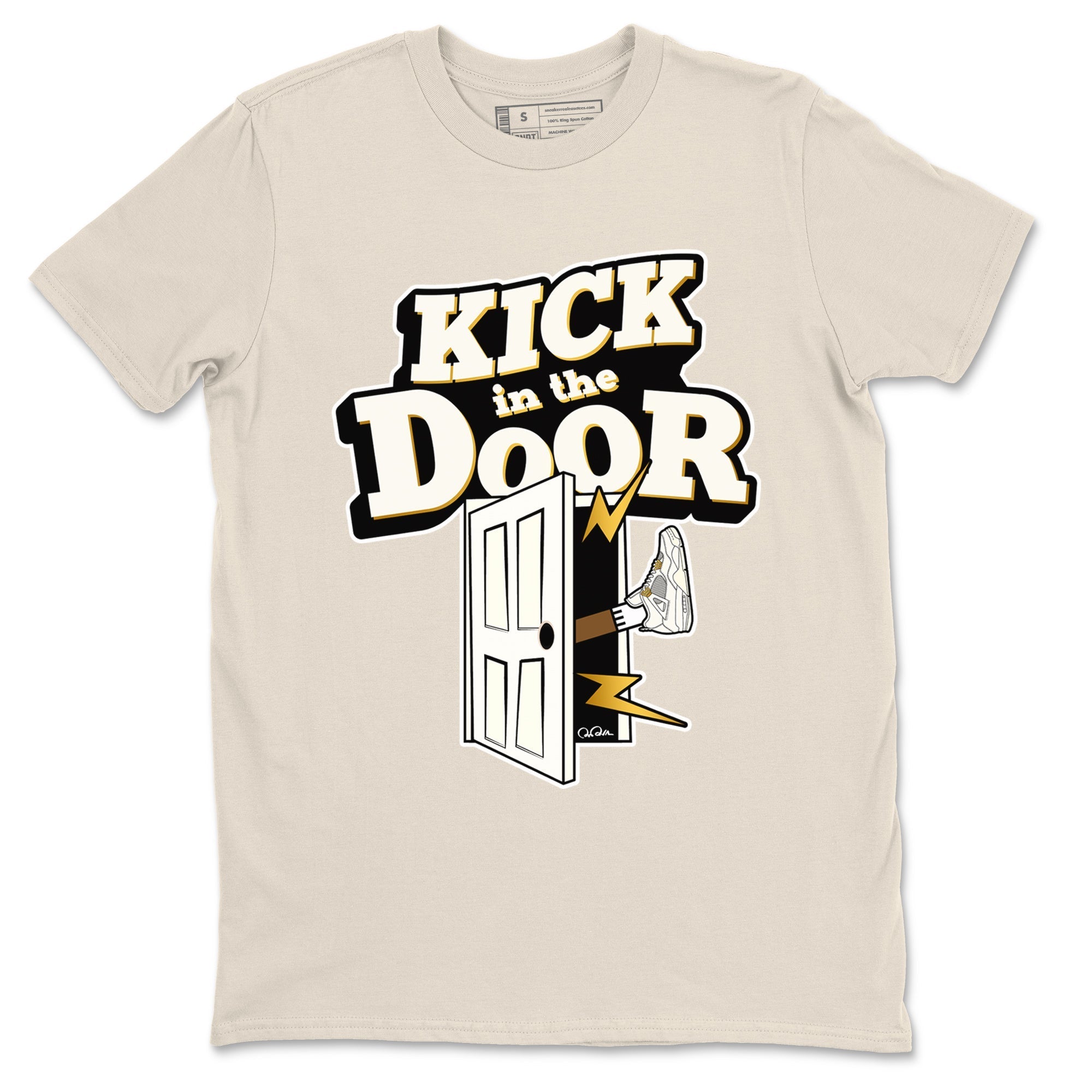Kick In The Door snkmatch Tees - Air Jordan 4 Sail 2024
