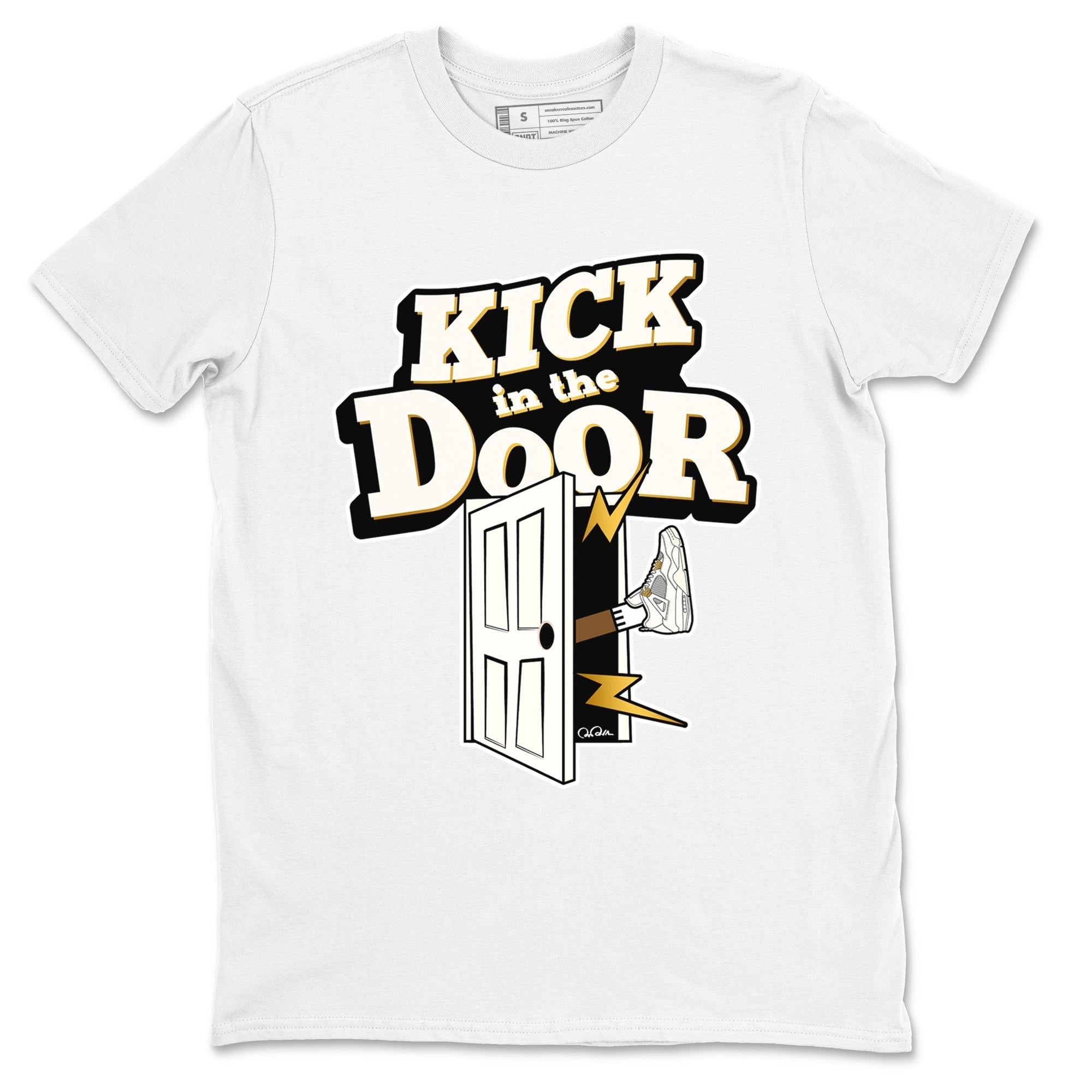 Kick In The Door snkmatch Tees - Air Jordan 4 Sail 2024