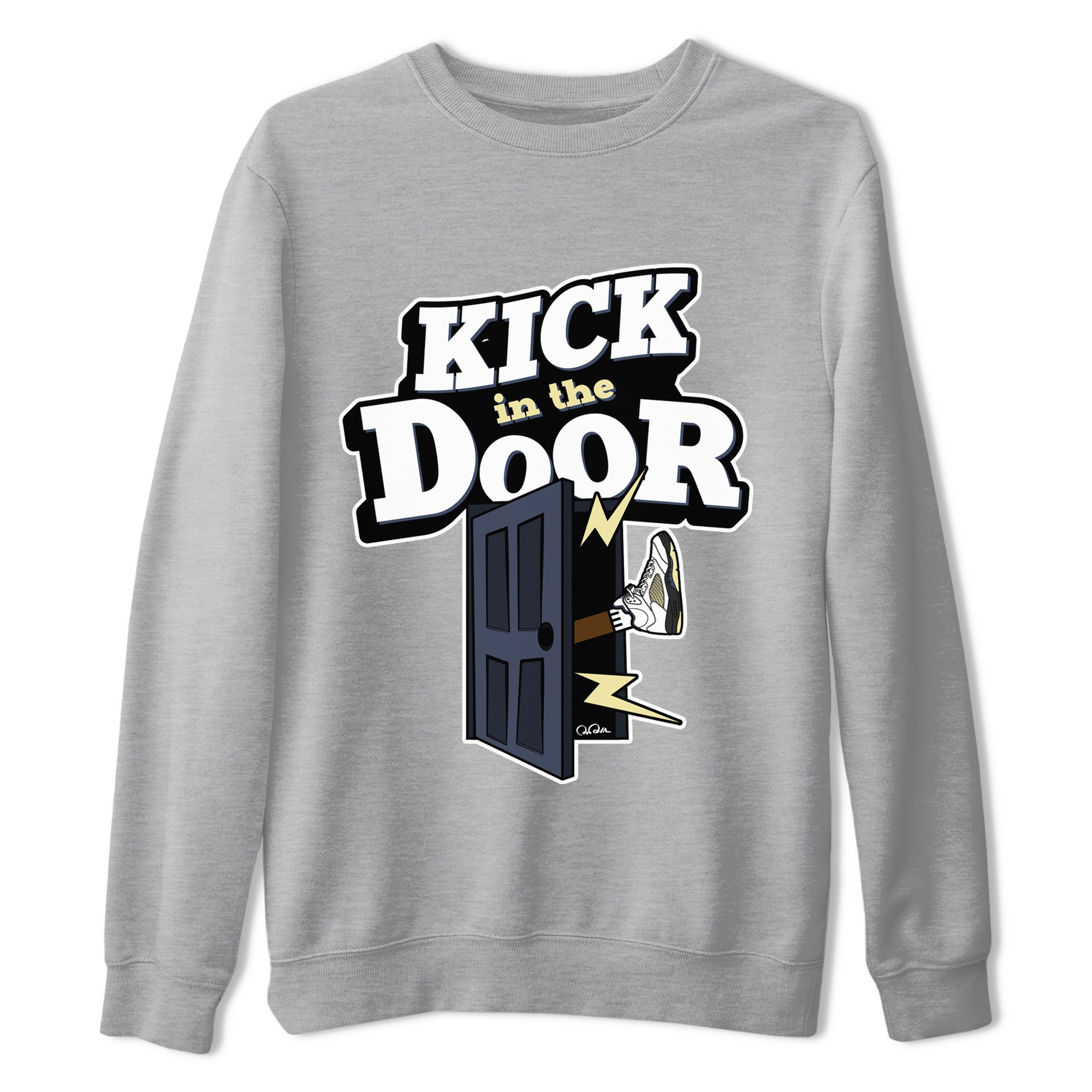 Kick In The Door snkmatch Tee - Air Jordan 5 A Ma Maniere x Photon Dust