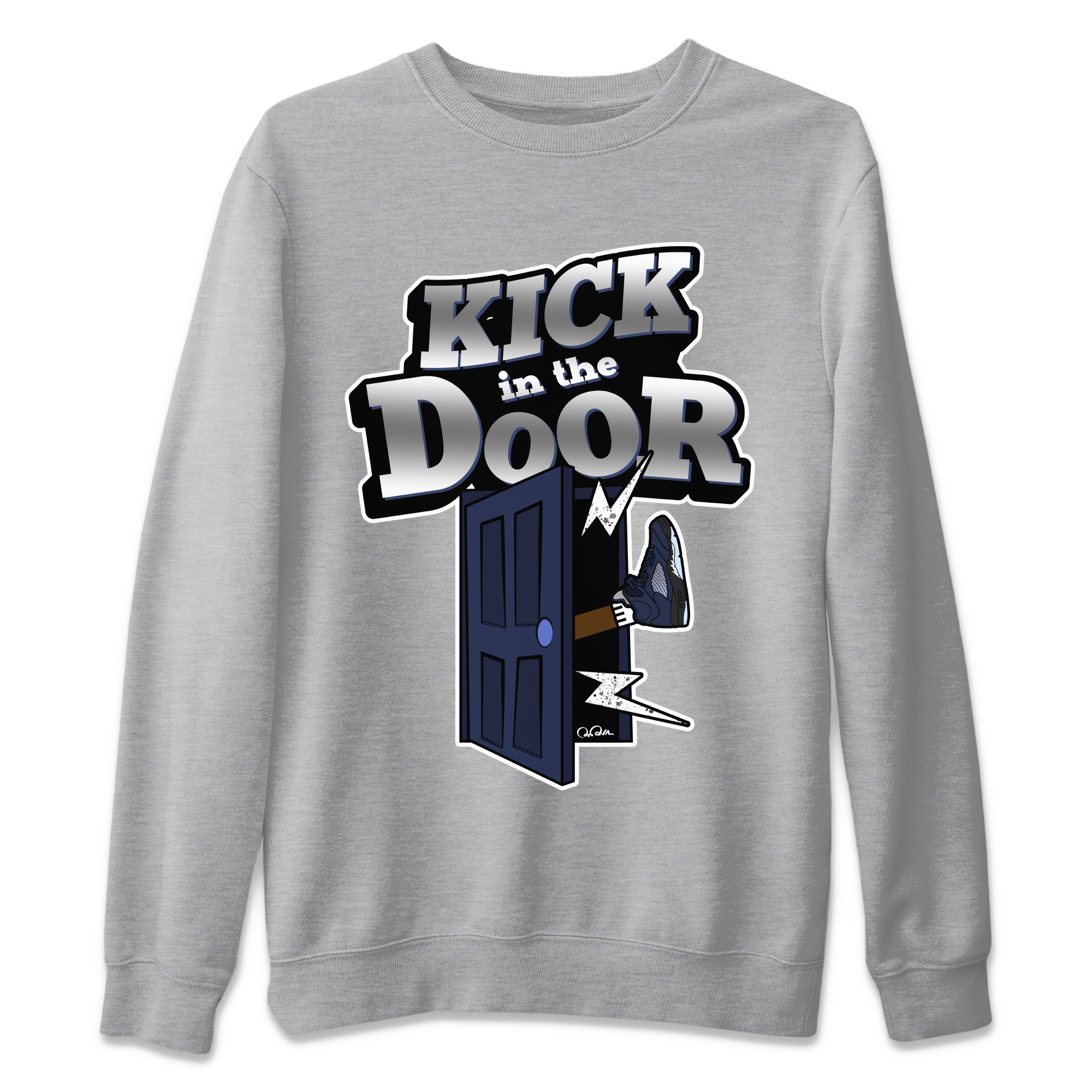 Kick In The Door Unisex Tops - Air Jordan 5 Georgetown
