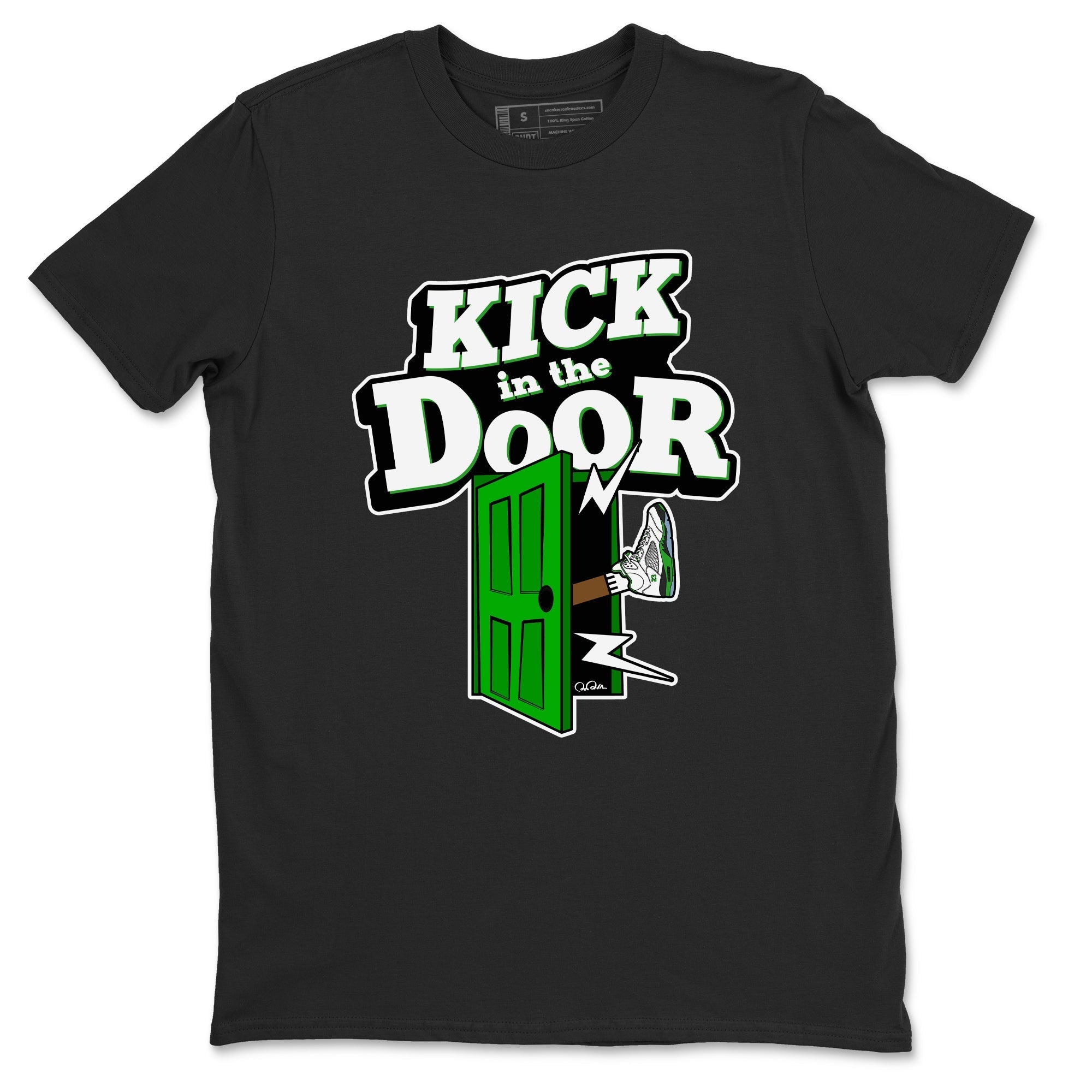 Kick In The Door snkmatch Tee - Air Jordan 5 Lucky Green