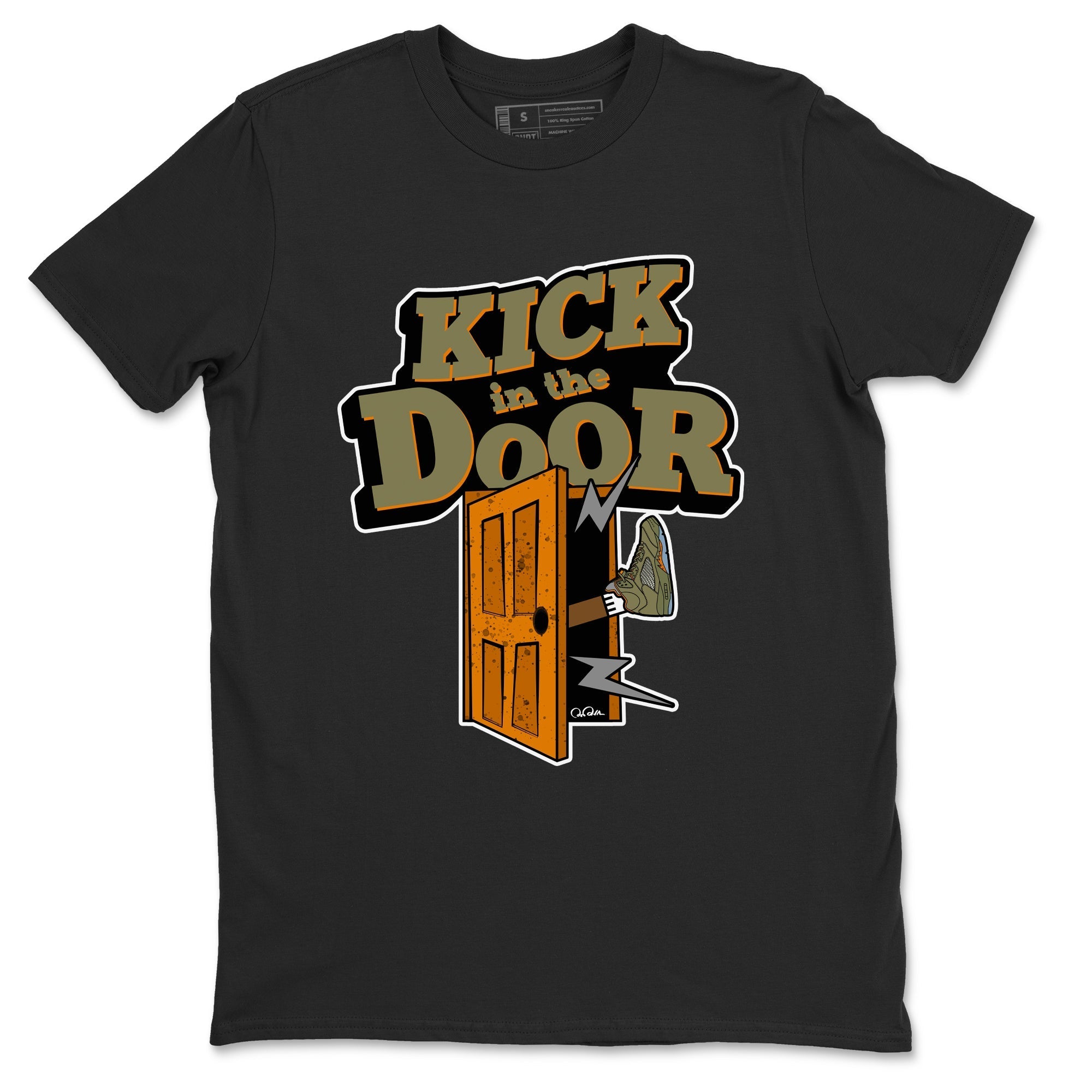 Kick In The Door snkmatch Tees - Air Jordan 5 Olive