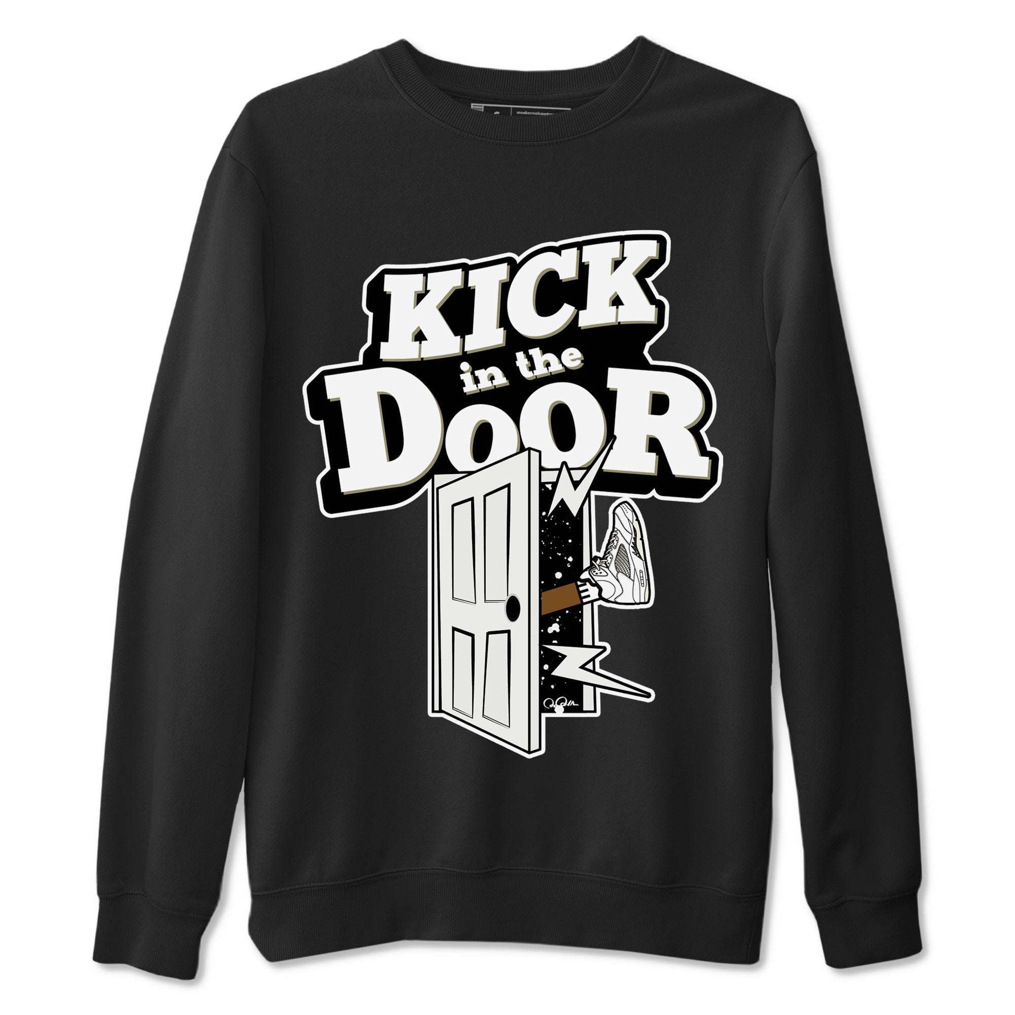 Kick In The Door snkmatch Tees - Air Jordan 5 Sail