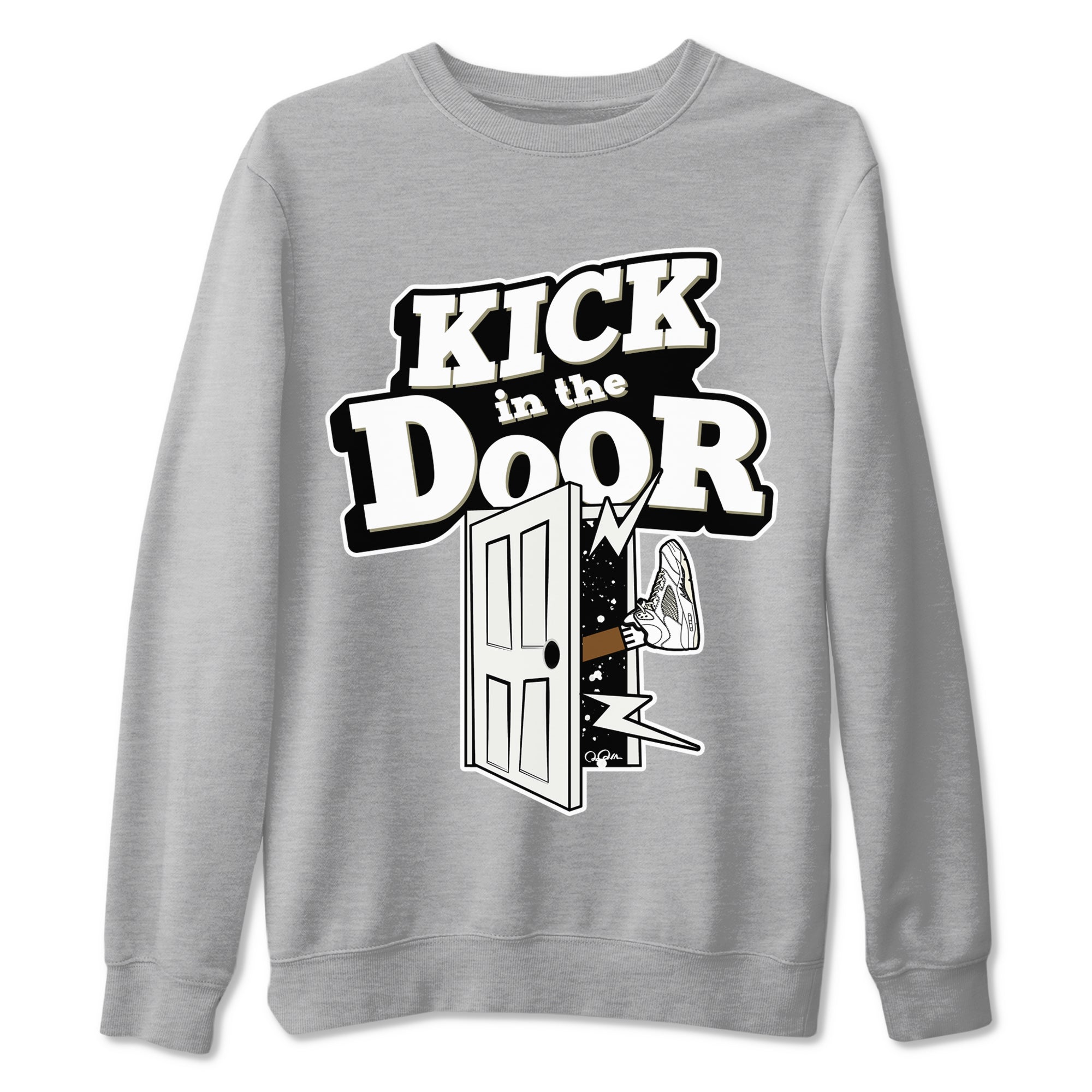Kick In The Door snkmatch Tees - Air Jordan 5 Sail