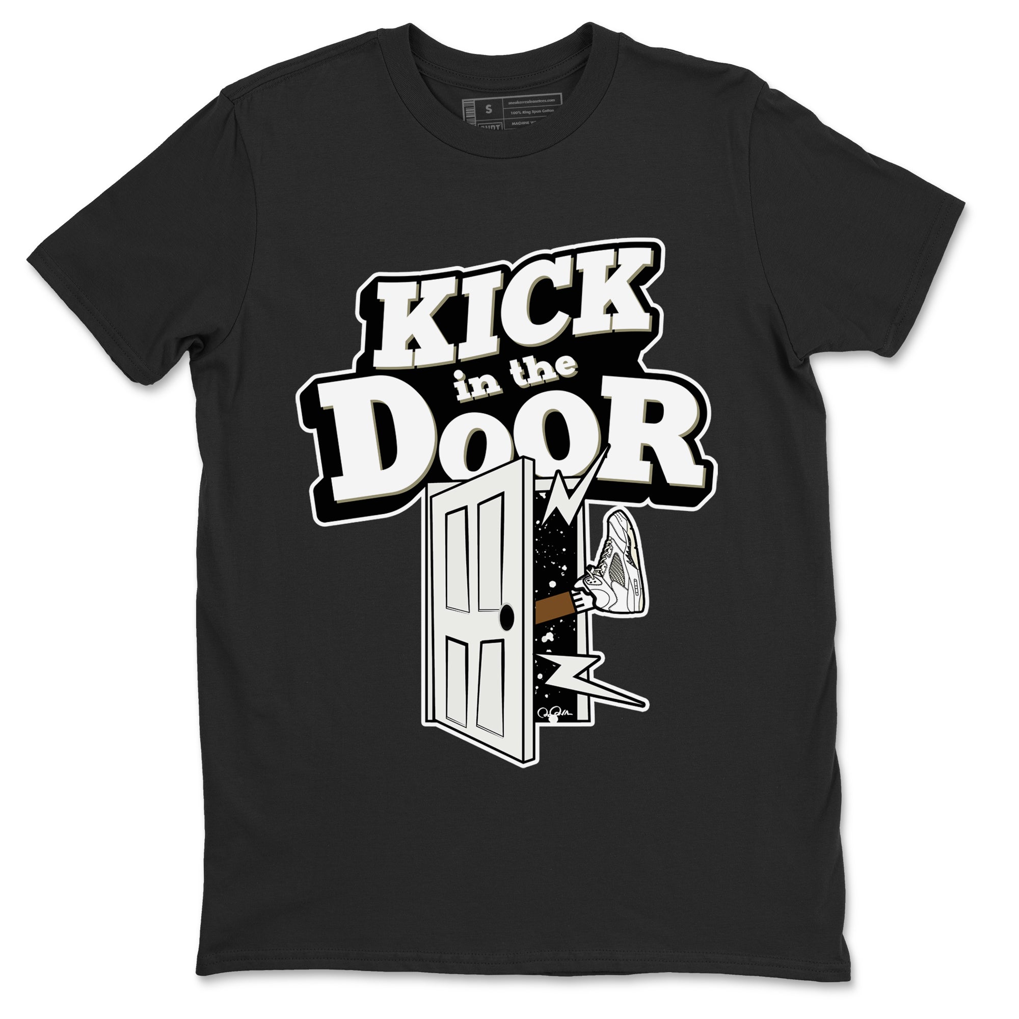 Kick In The Door snkmatch Tees - Air Jordan 5 Sail