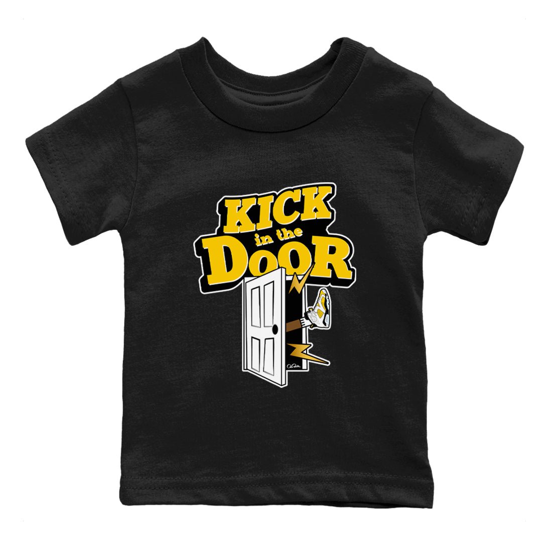 Kick In The Door snkmatch Tee Kids - Air Jordan 6 Yellow Ochre